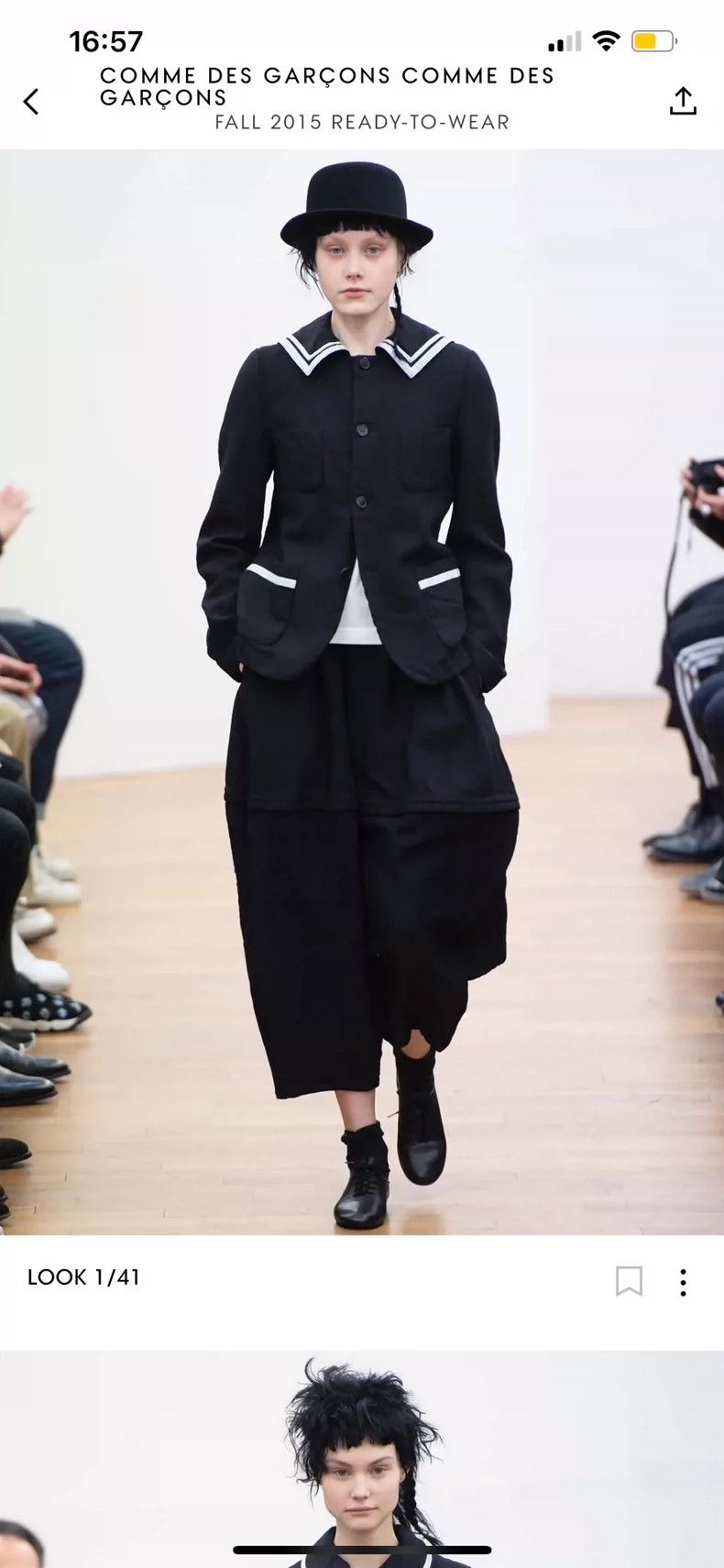 Comme des Garcons Comme Des Garcons Navy Collar Jacket Size XS / US 0-2 / IT 36-38 - 6 Thumbnail