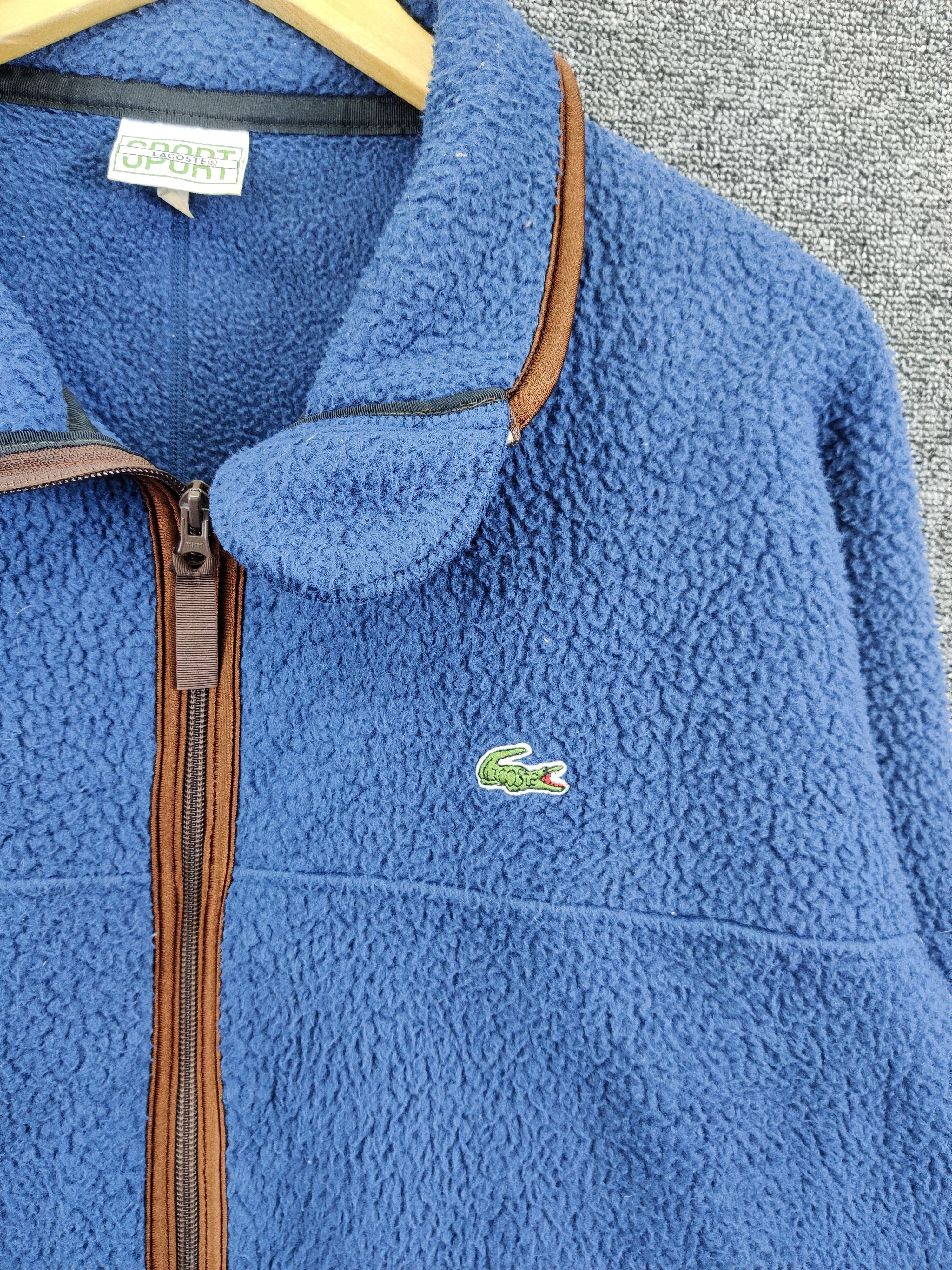 Vintage Lacoste Fleece Zip Up Jacket