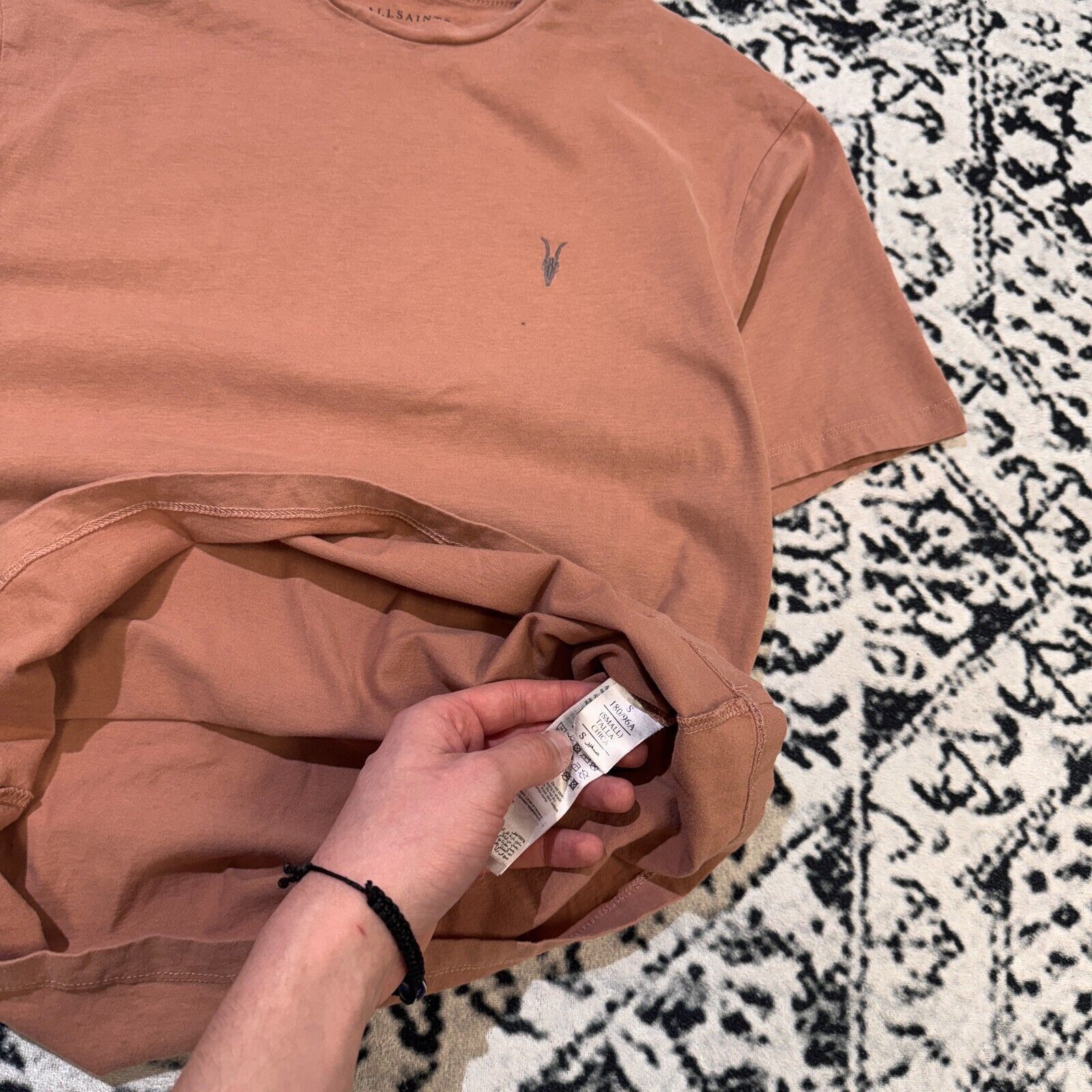 Allsaints × Vintage Vintage All Saints Unisex Rust Cotton T-Shirt Size S Y2K 90s Size US S / EU 44-46 / 1 - 8 Thumbnail