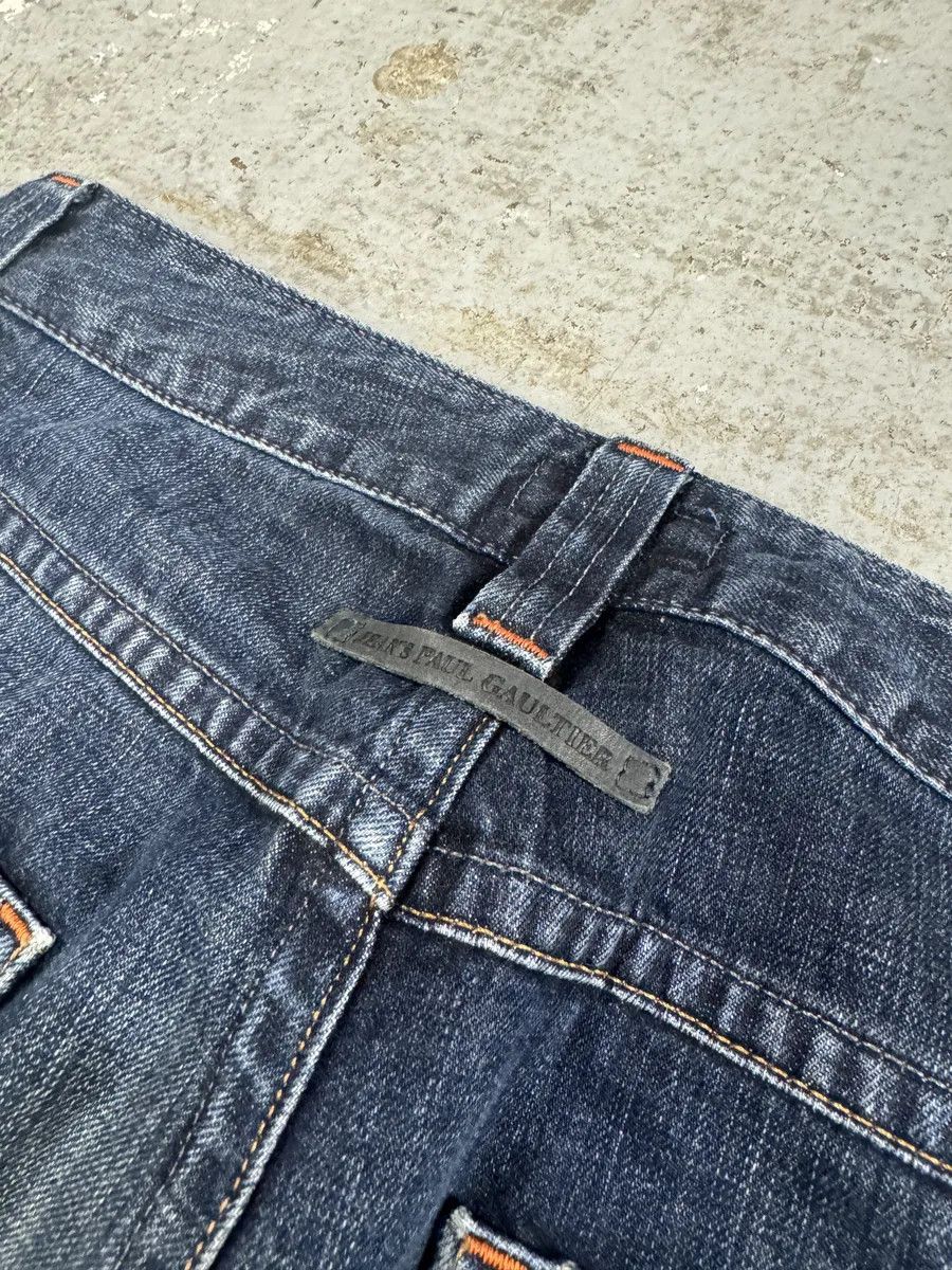 Jean Paul Gaultier 2000s Jean Paul Gaultier Washed Denim Jeans Size US 30 / EU 46 - 5 Thumbnail