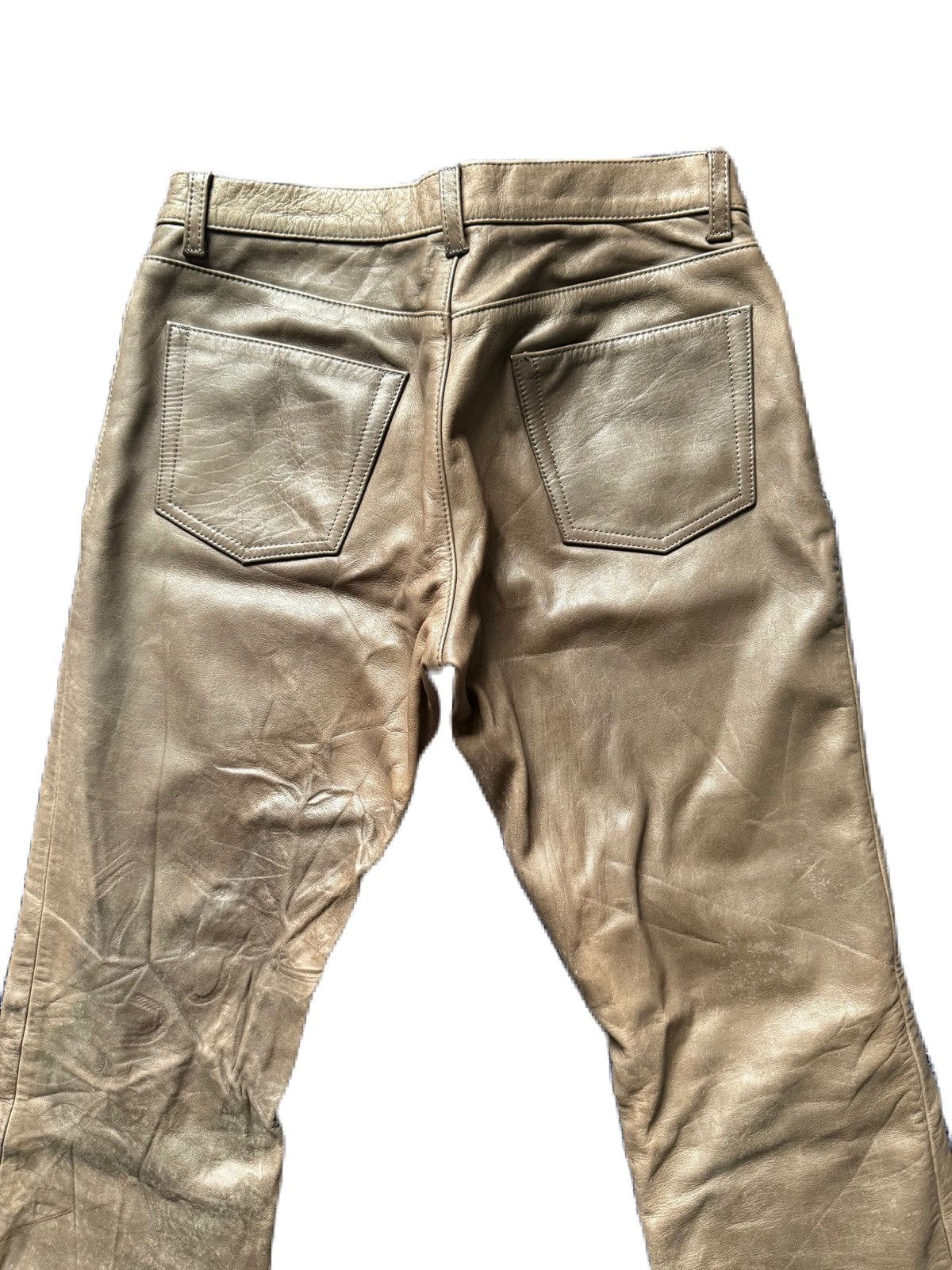 Kazuyuki Kumagai Attachment ATTACHMENT COWHIDE LEATHER PANTS MADE IN JAPAN Size US 32 / EU 48 - 6 Thumbnail