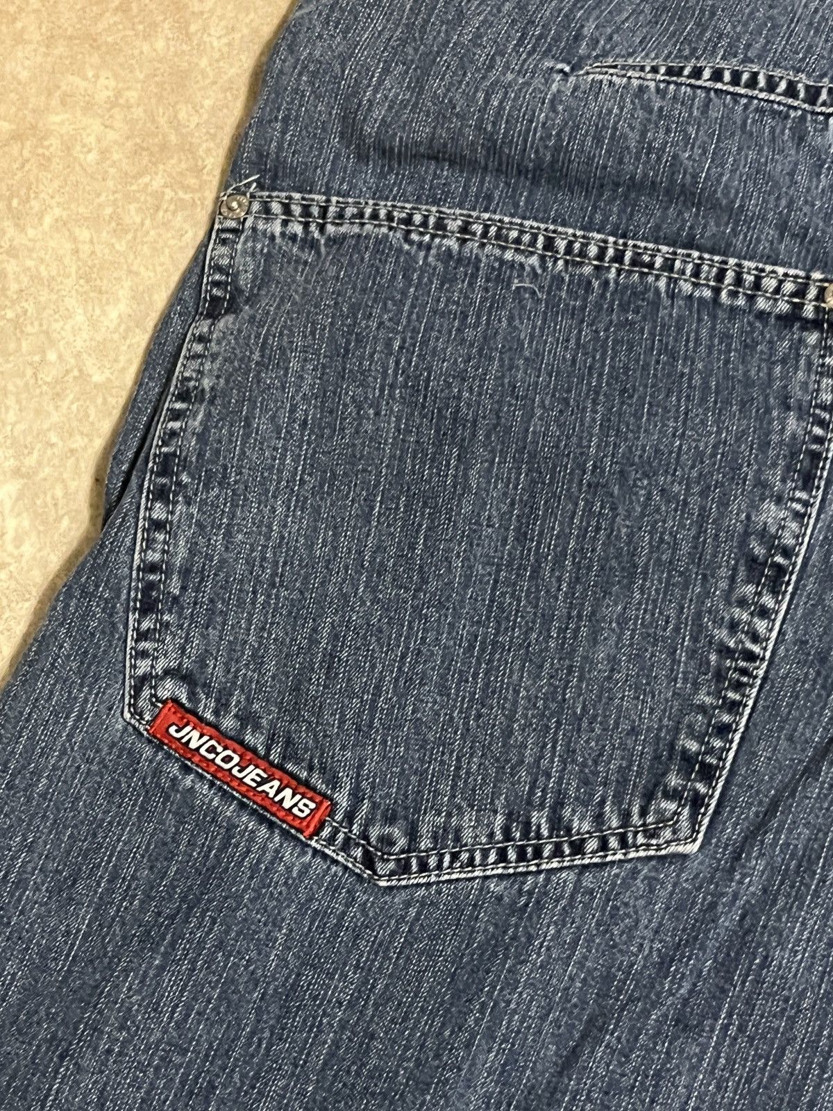 JNCO JNCO Vintage 90s Skater Baggy Jeans Size 33x30 Knee Pads Size US 33 - 9 Thumbnail