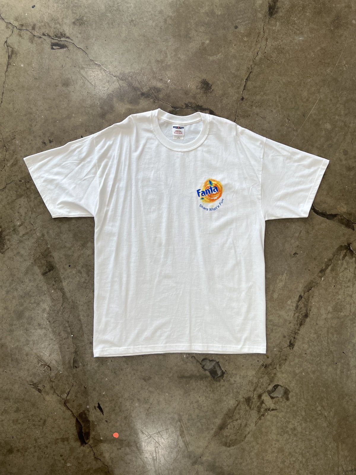 Vintage Vintage 90s Fanta Share Whats Fun Soda Promo Tee XL Size US XL / EU 56 / 4 - 5 Thumbnail
