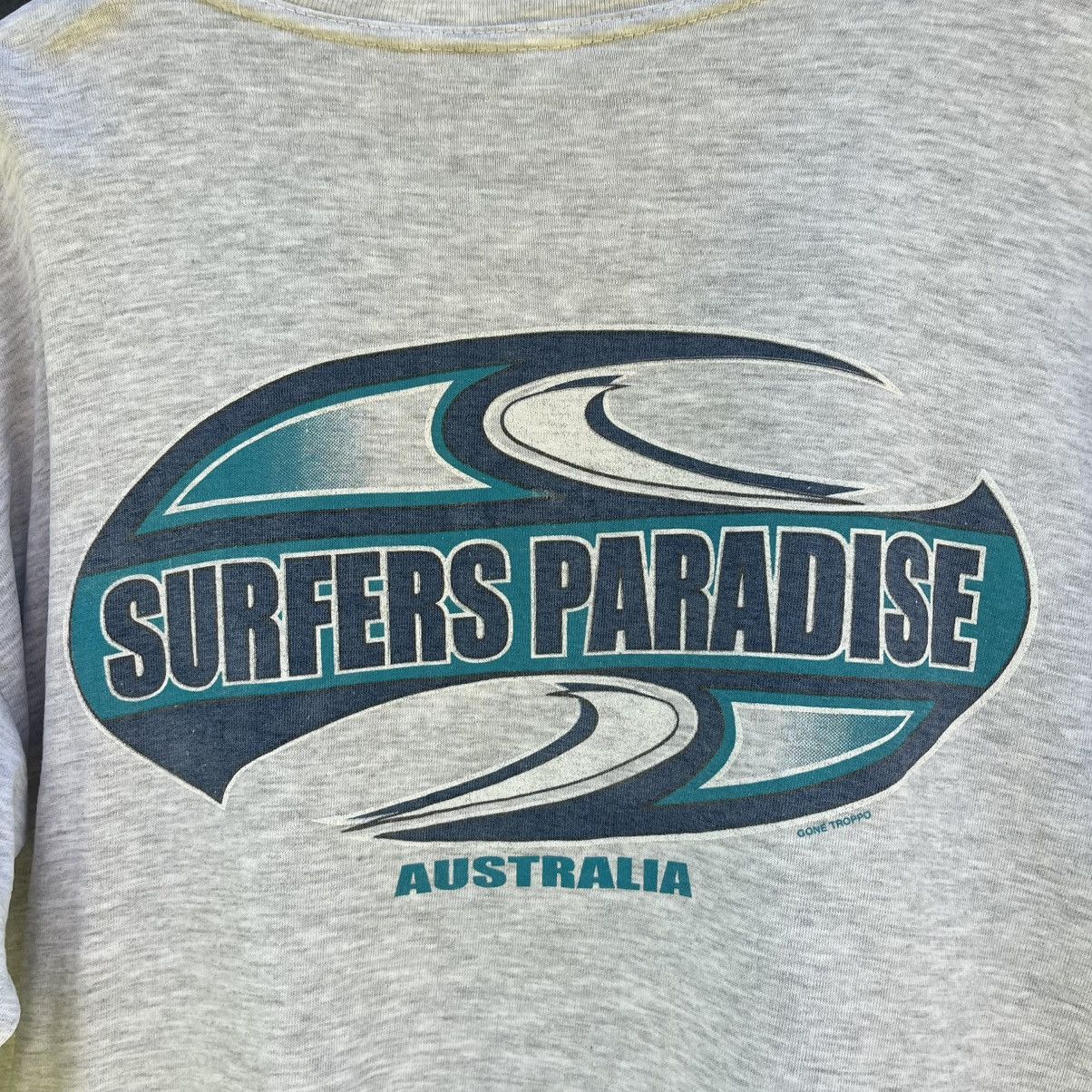 Sun Surf Thrashed Vintage 90s Surfers Paradise Surfing Brand Tee Size US L / EU 52-54 / 3 - 2 Thumbnail