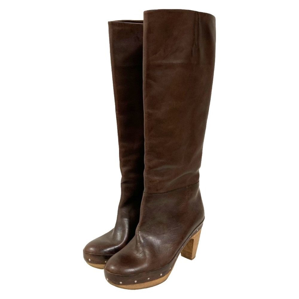 Marni Marni Marni Leather Long Boots Leather Shoes DUTY FREE for USA Size ONE SIZE - 1 Thumbnail
