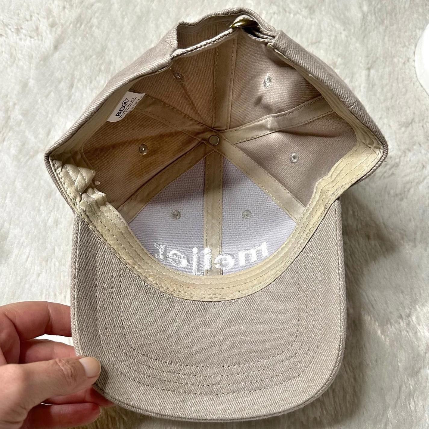 Designer Meijer Unisex Beige Dad Hat Embroidered Logo Adjustable Cap Size ONE SIZE - 7 Thumbnail