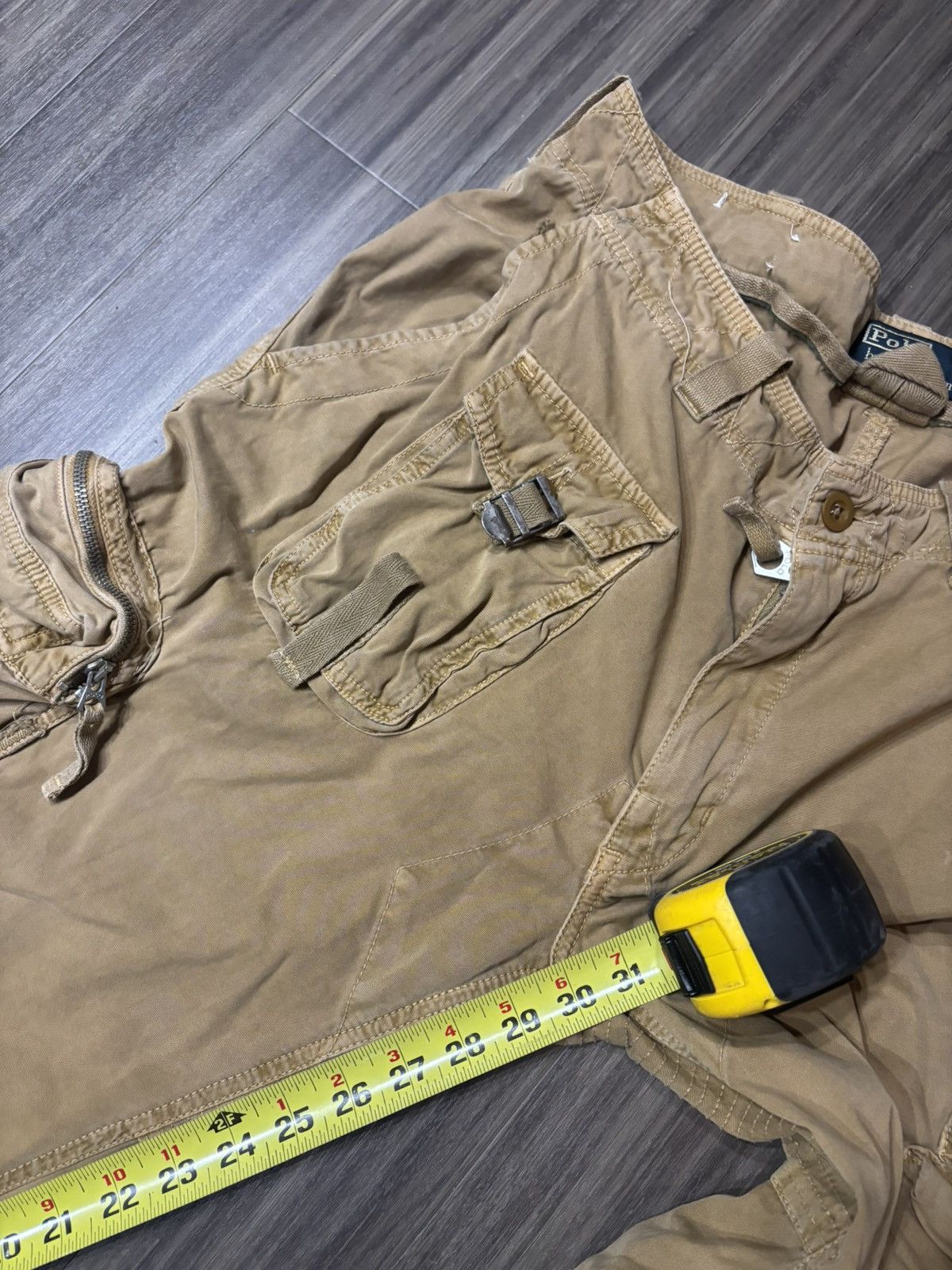 Polo Ralph Lauren VTG Polo Ralph Lauren Tan Cargo Pants 36x30 Utility Size US 36 / EU 52 - 6 Thumbnail