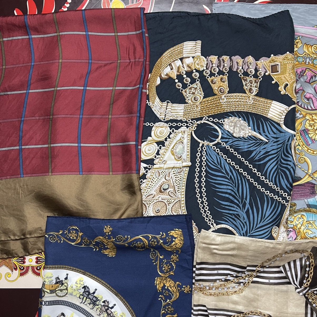 Designer Combo Scarf/Handkerchief Take All Size ONE SIZE - 19 Thumbnail