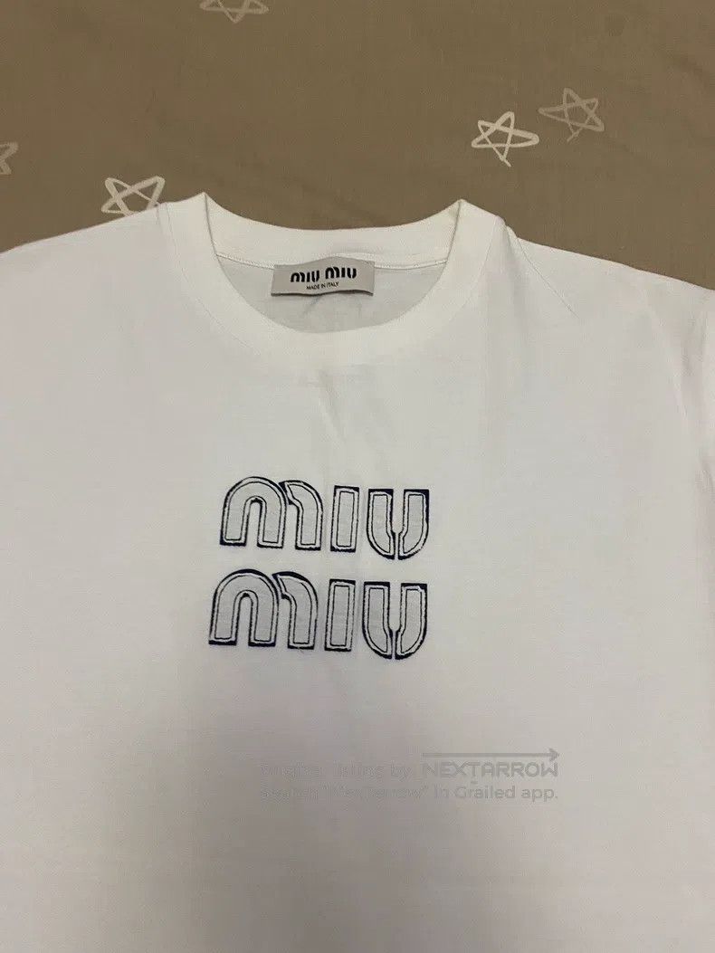 Miu Miu Miu Miu Size L short sleeves Size L / US 10 / IT 46 - 2 Thumbnail