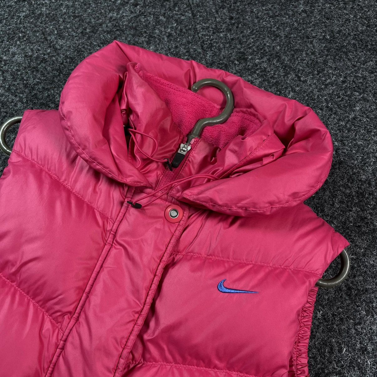 Nike Vintage Womens Nike Puffer Down Vest Size S / US 4 / IT 40 - 3 Thumbnail