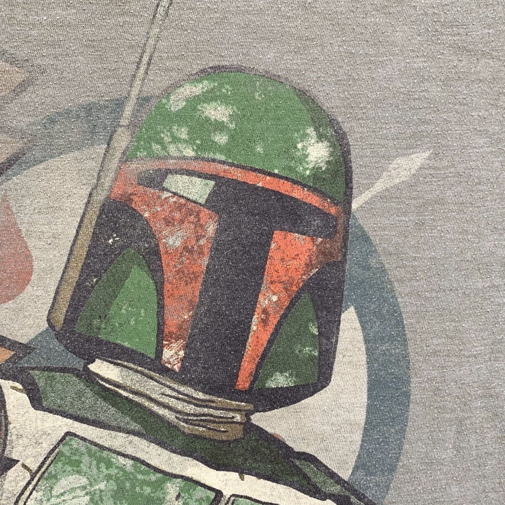 Star Wars STAR WARS Boba Fett Graphic Tee Shirt Unisex Adult Large Military Green Short Sleeve Size US L / EU 52-54 / 3 - 4 Thumbnail