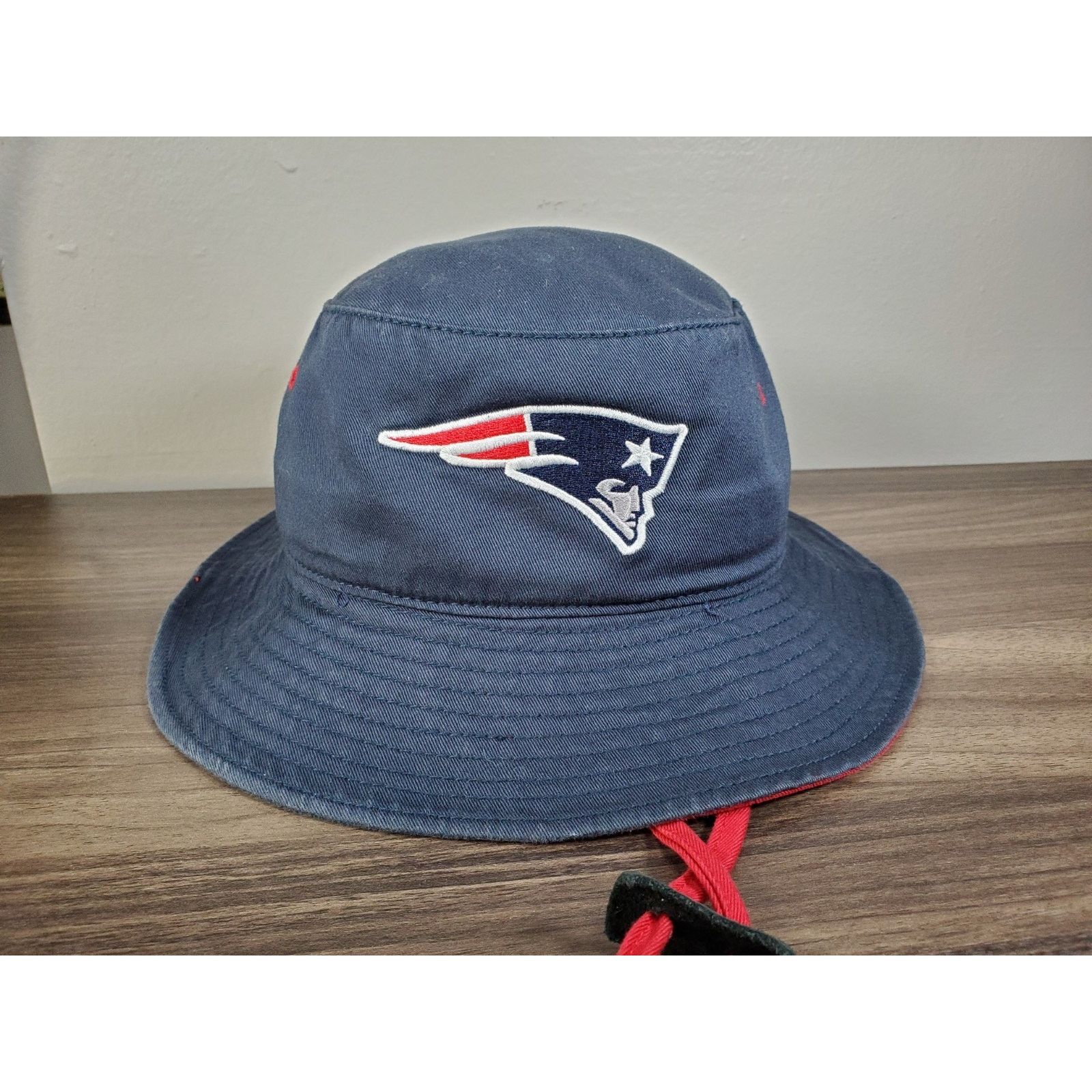 47 Brand × NFL NEW ENGLAND PATRIOTS LEGACY BUCKET HAT FOOTBALL FISHING CAP Size ONE SIZE - 1 Thumbnail