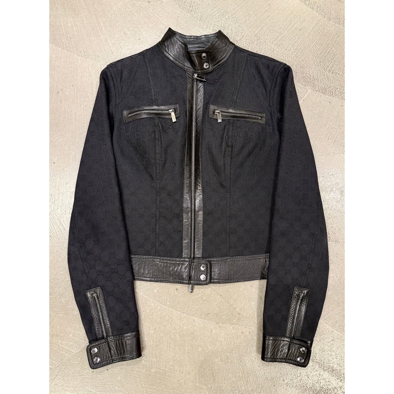 Gucci A/W2000 Gucci by Tom Ford monogram canvas jacket Size M / US 6-8 / IT 42-44 - 1 Thumbnail