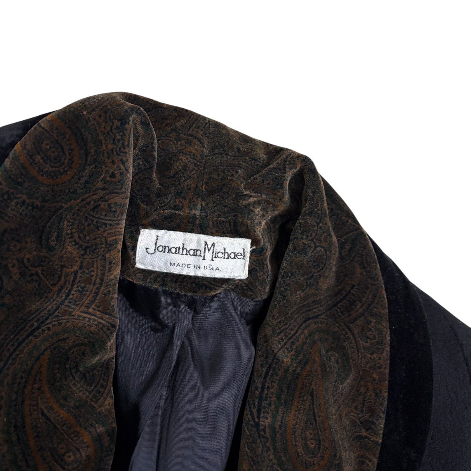 Other VINTAGE JONATHAN MICHAEL Wool Trench Retro Pea Coat Large Size L / US 10 / IT 46 - 2 Thumbnail