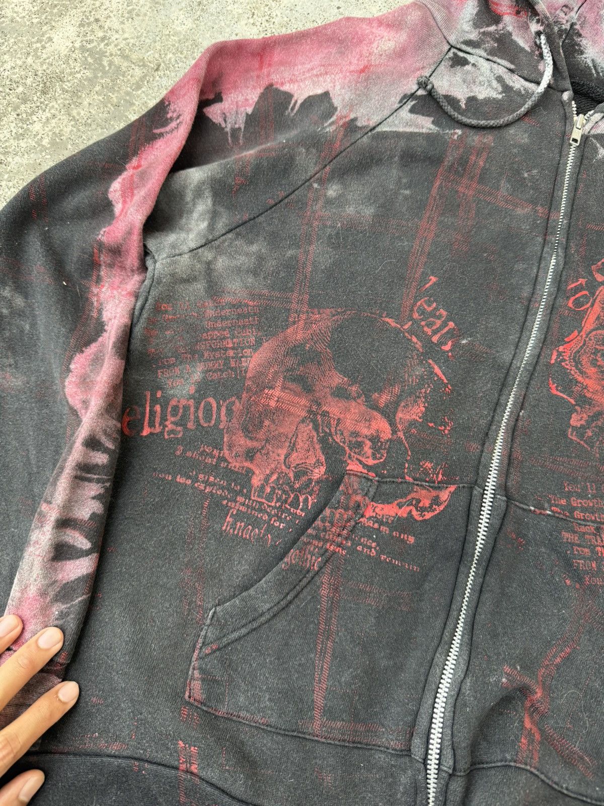 14th Addiction Seditionaries H. Naoto Anarchy Punk Zip Up Hoodie Size US L / EU 52-54 / 3 - 4 Thumbnail