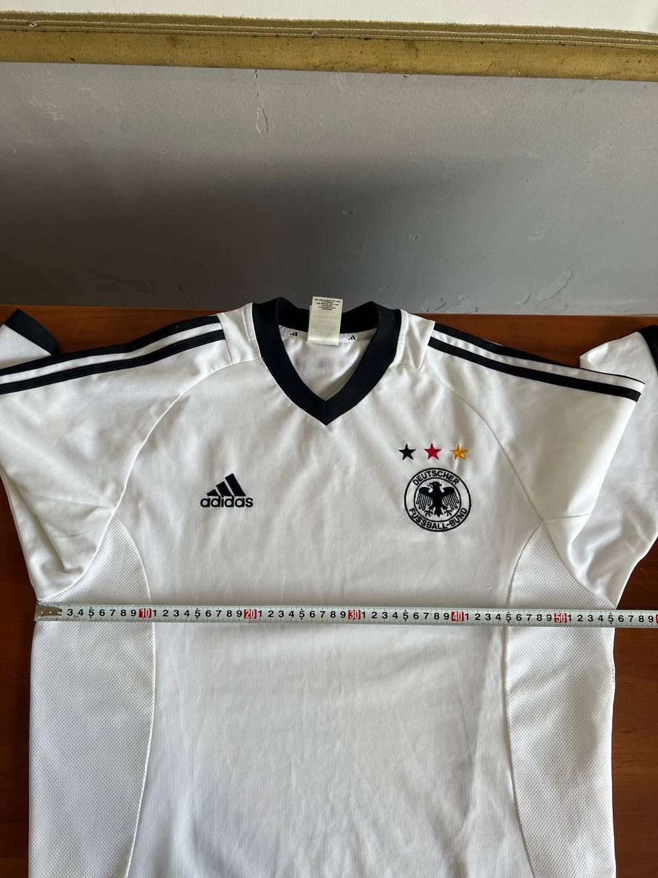 Vintage 2002/4 GERMANY TEAM HOME SOCCER JERSEY FOOTBALL SHIRT ADIDAS Size US M / EU 48-50 / 2 - 16 Thumbnail