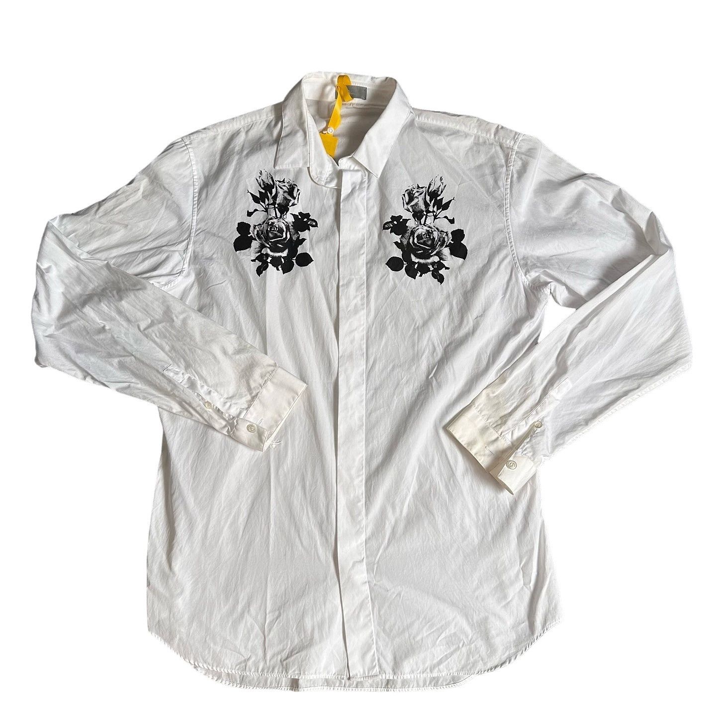 Dior × Hedi Slimane Dior Homme SS05 Pink Pleated Runway Button-Up