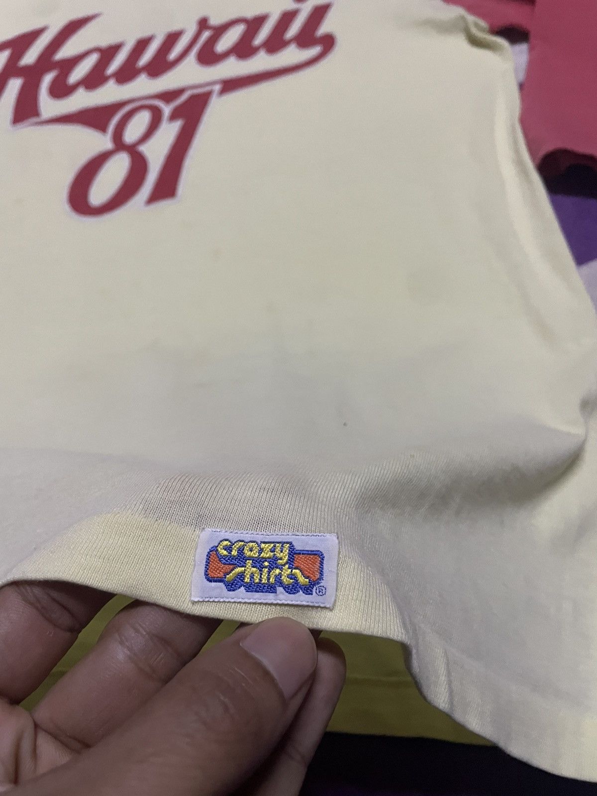 Vintage RARE Vintage Hawaii ’81 Raglan Tee Made in USA Thom Yorke Size US M / EU 48-50 / 2 - 7 Thumbnail