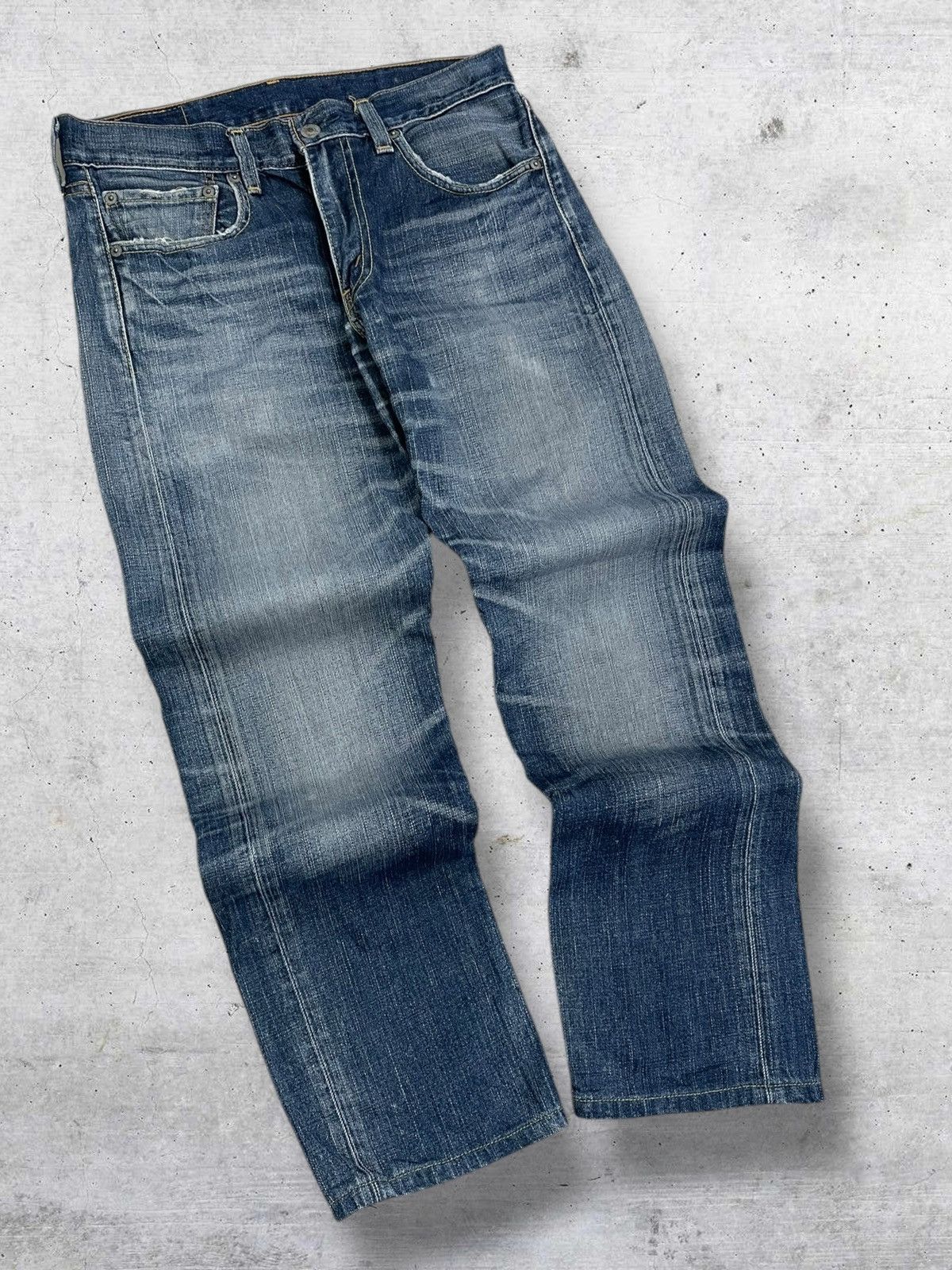 Levi's Vintage Clothing VINTAGE 505 LEVIS USA DESIGNER 90S INDIGO WASHED OLD DENIM Size US 30 / EU 46 - 2 Thumbnail