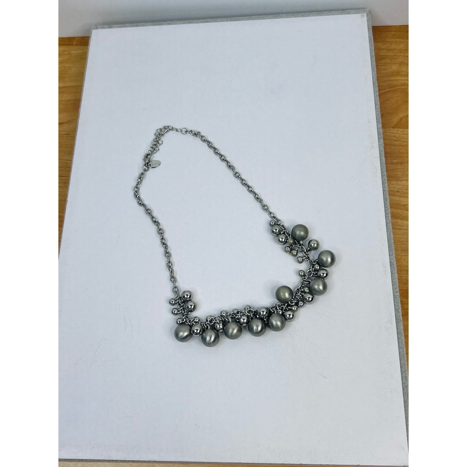& Other Stories Set of 3 Necklaces - Silvertone Chain with Pendant Dangles Size ONE SIZE - 9 Thumbnail