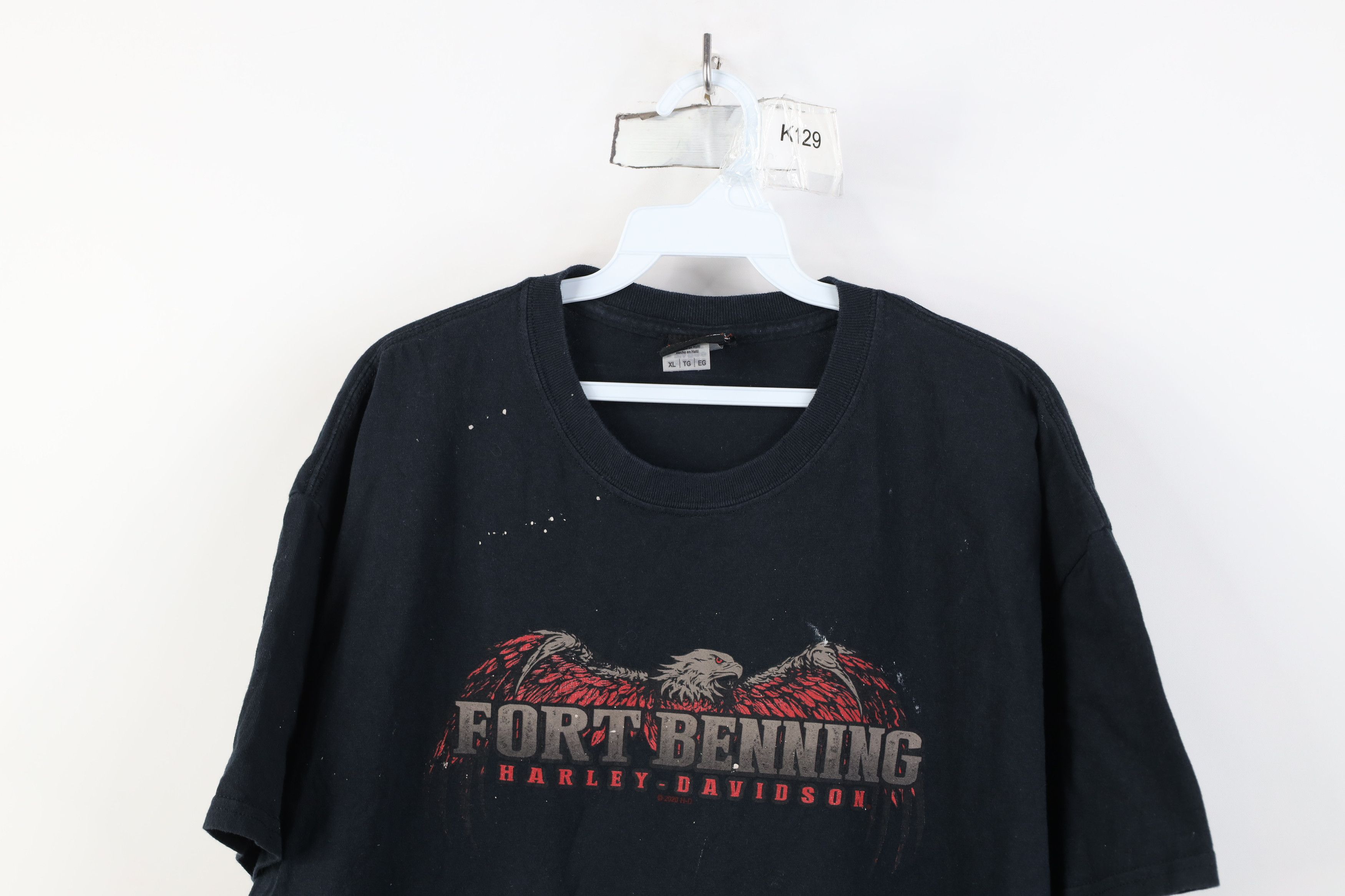 Harley Davidson Harley Davidson Spell Out Fort Benning Eagle T-Shirt Black Size US L / EU 52-54 / 3 - 2 Thumbnail