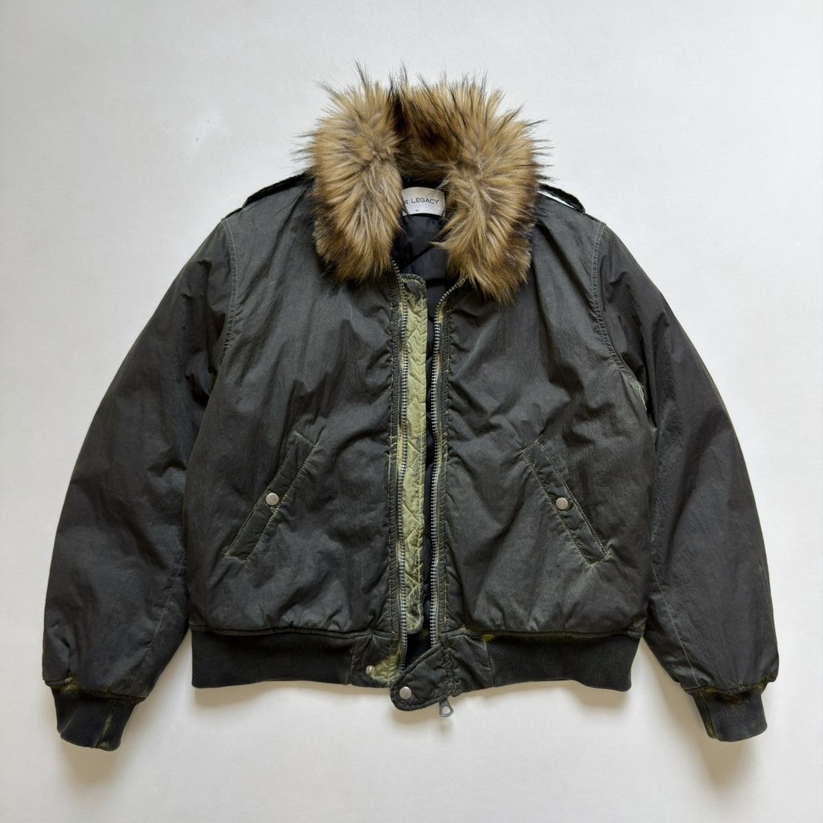 Our Legacy ‘Waxed Black Solaro Nylon’ Bomber Jacket Size US M / EU 48-50 / 2 - 4 Thumbnail