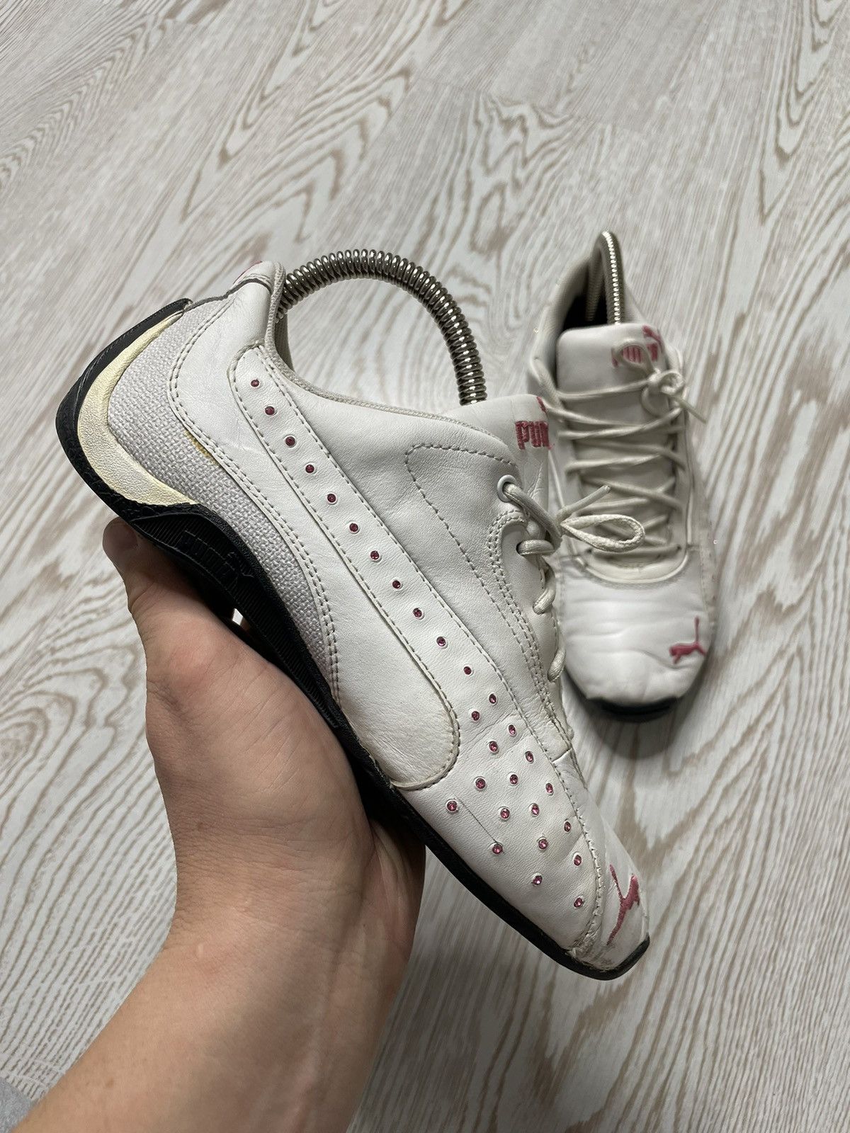 Puma × Vintage Vintage Puma Speed Cat Leather Racing Sneakers Size US 5 / IT 35 - 1 Thumbnail