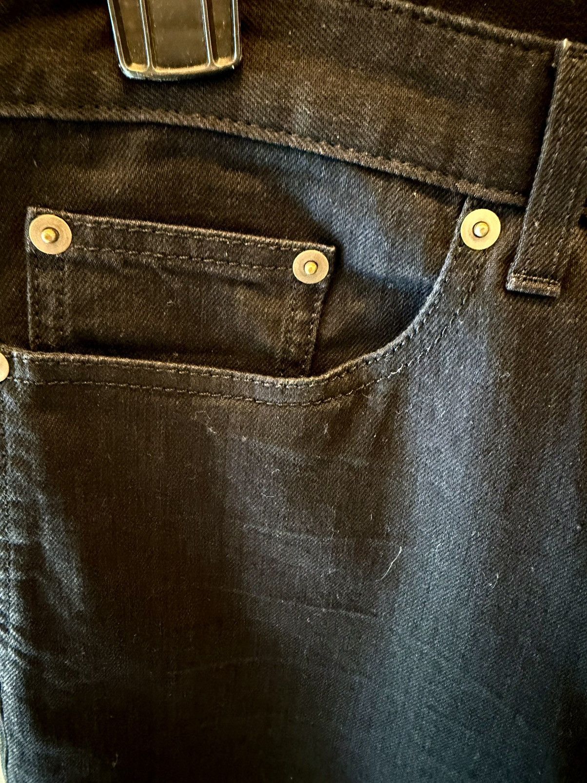 Saint Laurent Paris NWOT $710 2017 D14 Black Slim Denim Size US 32 / EU 48 - 3 Thumbnail