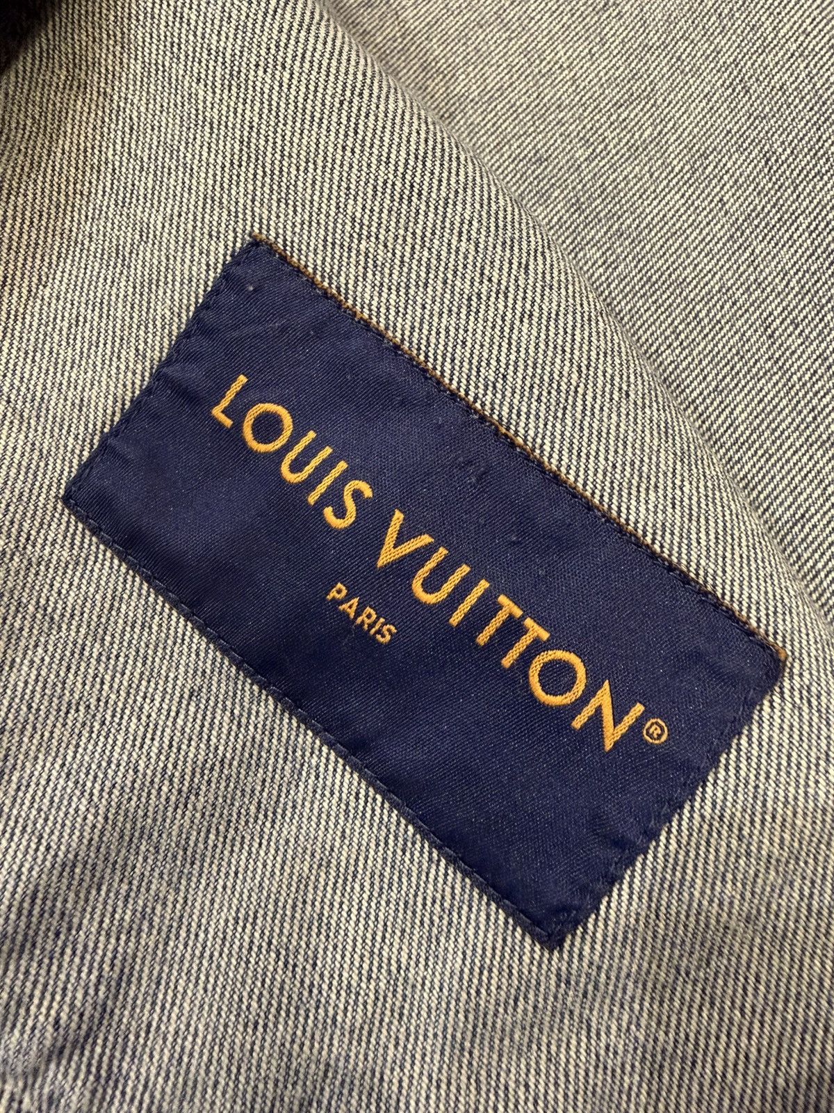 Louis Vuitton Louis Vuitton Denim Carpenter Monogram Jacket Size US XXL / EU 58 / 5 - 4 Thumbnail