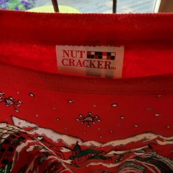 Vintage Nutcracker Vintage Sz M Red Puff Graphic Embellished Holiday Size M / US 6-8 / IT 42-44 - 4 Thumbnail