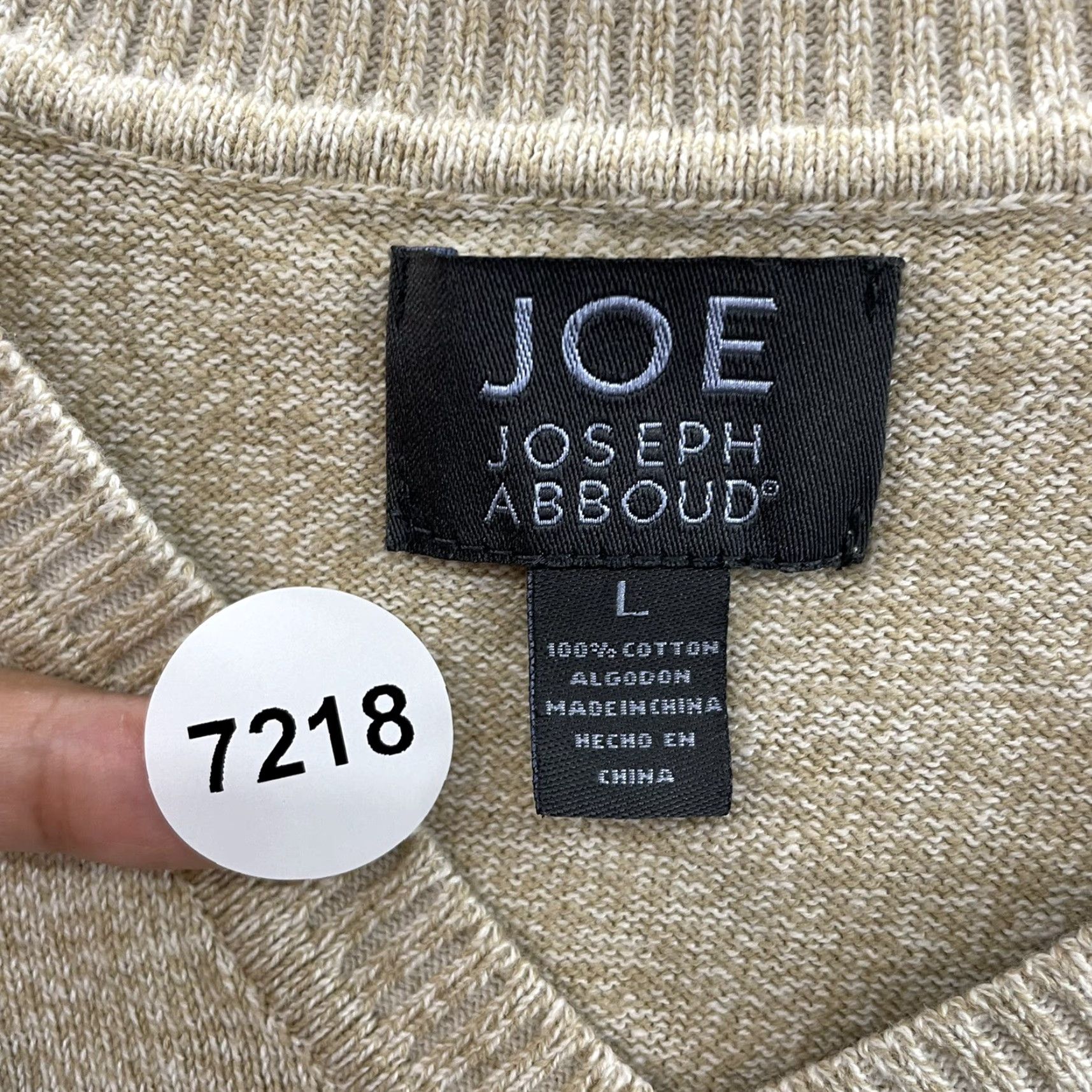Joseph Abboud VINTAGE Joseph Abboud Sweater Vest L Mens Tan Beige Argyle Diamond Grandpa Preppy Academia Best for Men Size US L / EU 52-54 / 3 - 6 Thumbnail