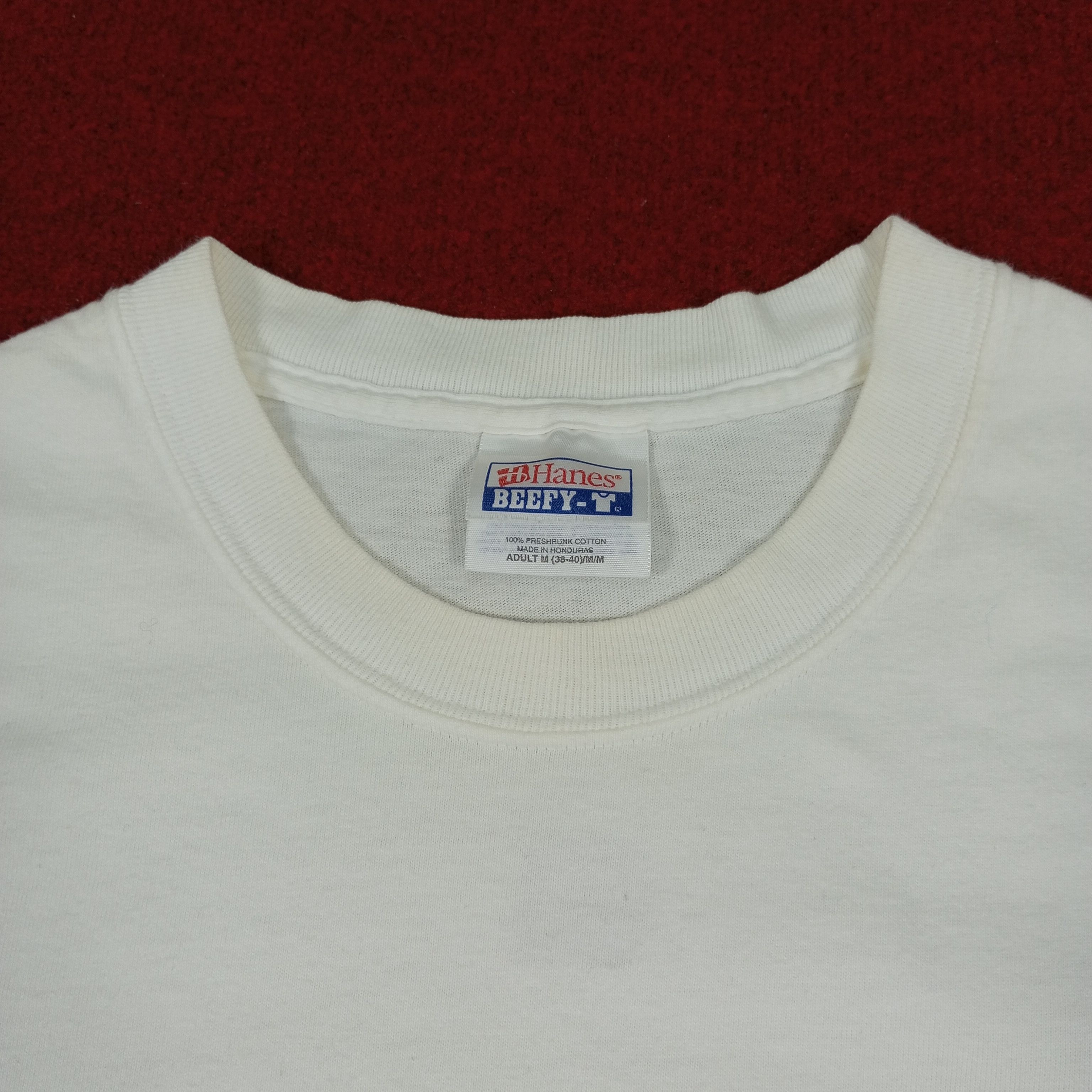 Apple × Hanes × Vintage Apple Mac Logo Design Promo Style Vintage Tshirt Size US M / EU 48-50 / 2 - 5 Thumbnail