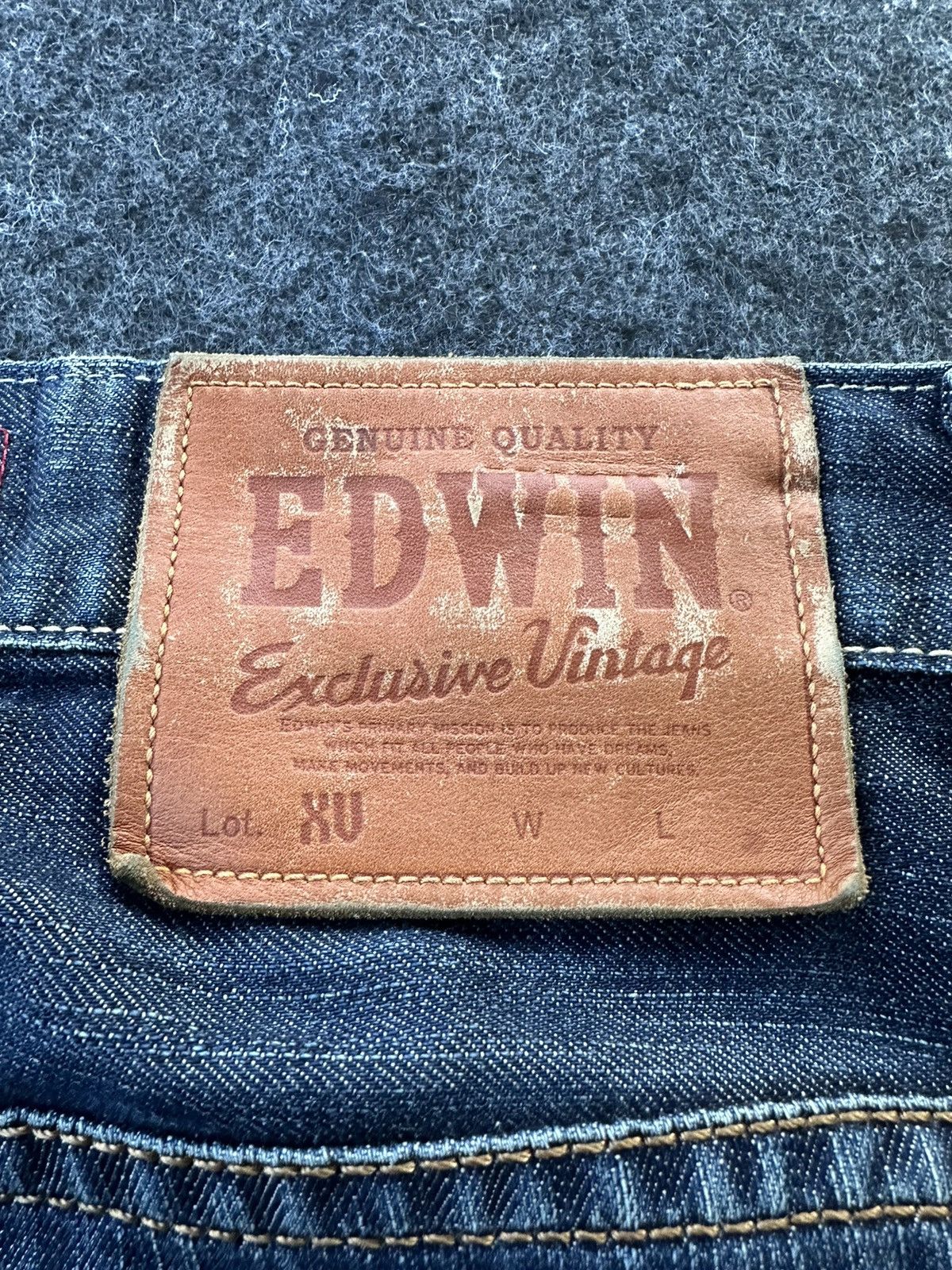 Edwin Vintage Edwin Exclusive Distressed Japan Denim 30x33 D344 Size US 30 / EU 46 - 8 Thumbnail