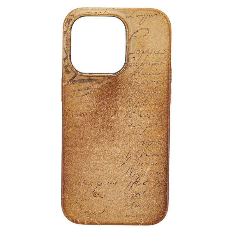 Other Other Berluti iPhone15Pro Leather Smartphone Case Leather Phonecase Size ONE SIZE - 1 Thumbnail