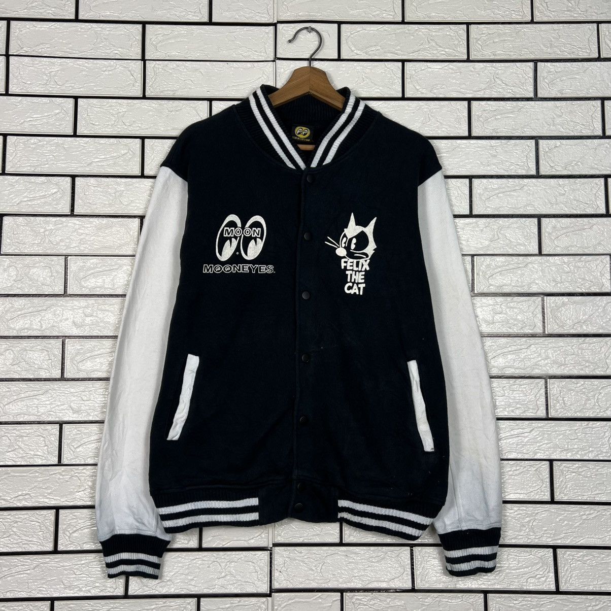 Felix MOONEYES Felix The Cat Big Logo Varsity Jacket #4286-C195 Size US M / EU 48-50 / 2 - 3 Thumbnail