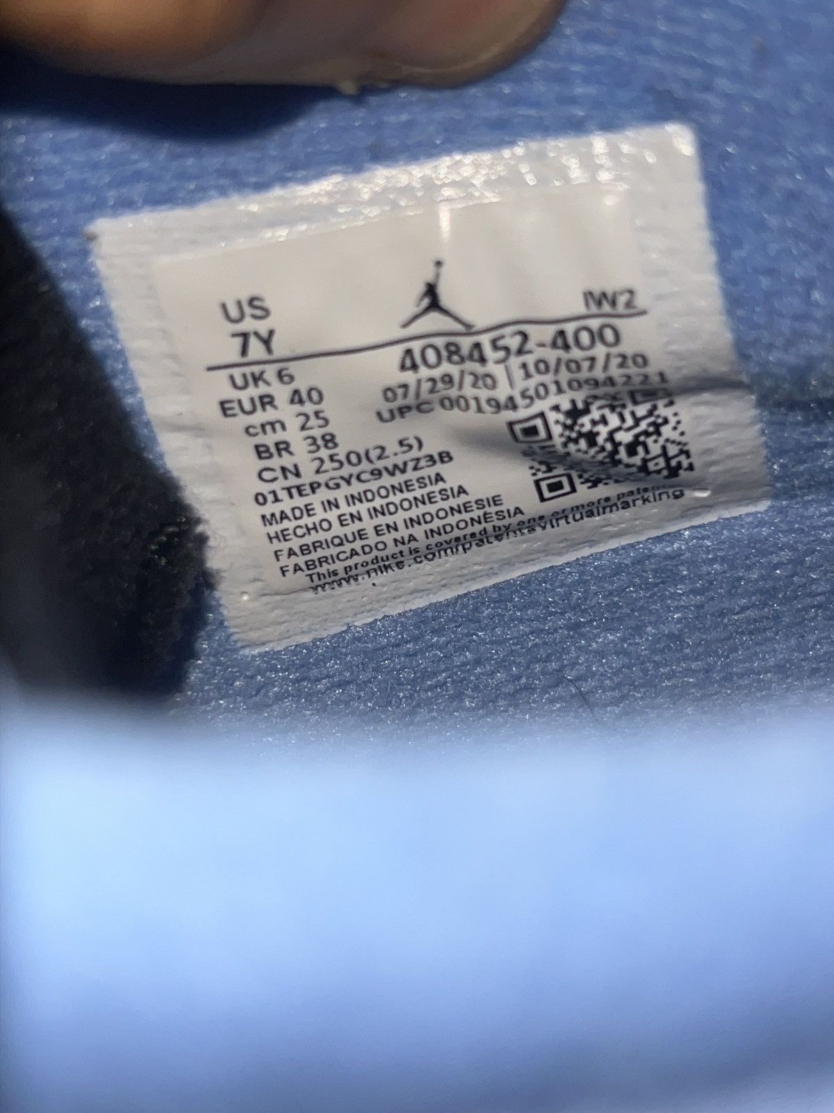 Jordan Brand University blue jordan 4 Size US 7 / EU 40 - 12 Thumbnail