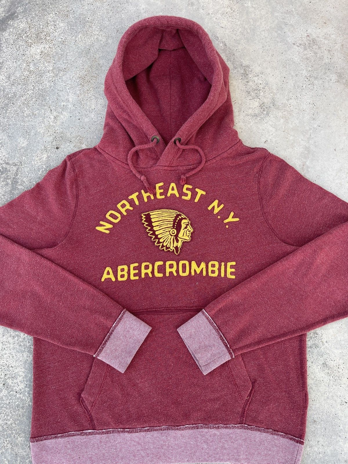Abercrombie & Fitch × Vintage Vintage Abercrombie & Fitch Pullover Hoodie Size US L / EU 52-54 / 3 - 2 Thumbnail
