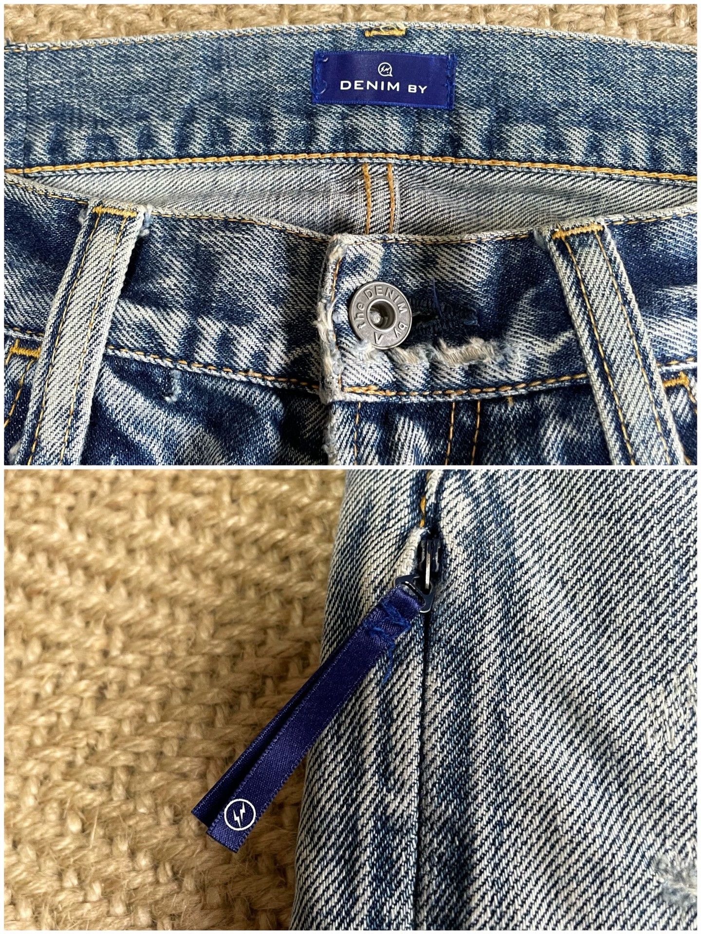 Fragment Design FRAGMENT x VANQUISH x FUJIWARA JEANS WASH KNIFE SLIM W28 Size US 28 / EU 44 - 6 Thumbnail