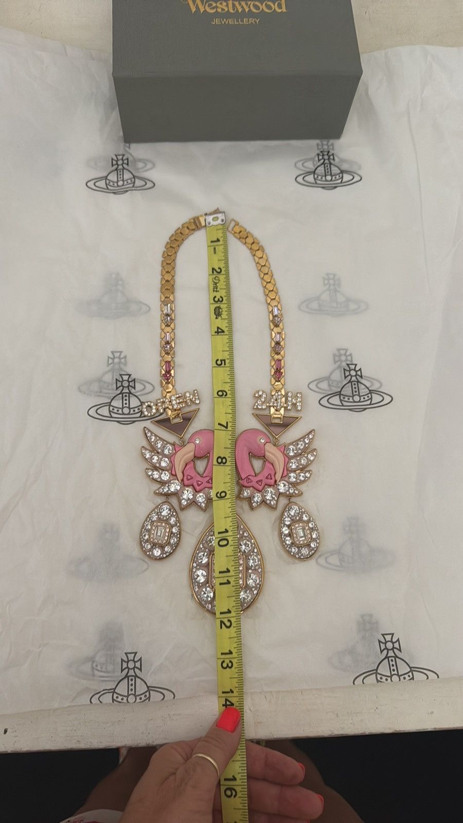 Vivienne Westwood Vivienne Westwood RARE NEW NECKLACE “OPEN 24H” SS16 Size ONE SIZE - 12 Thumbnail