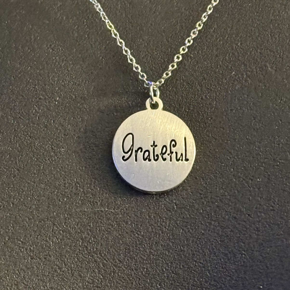 Other Make a Wish silver tone Grateful pendant necklace Size ONE SIZE - 2 Thumbnail