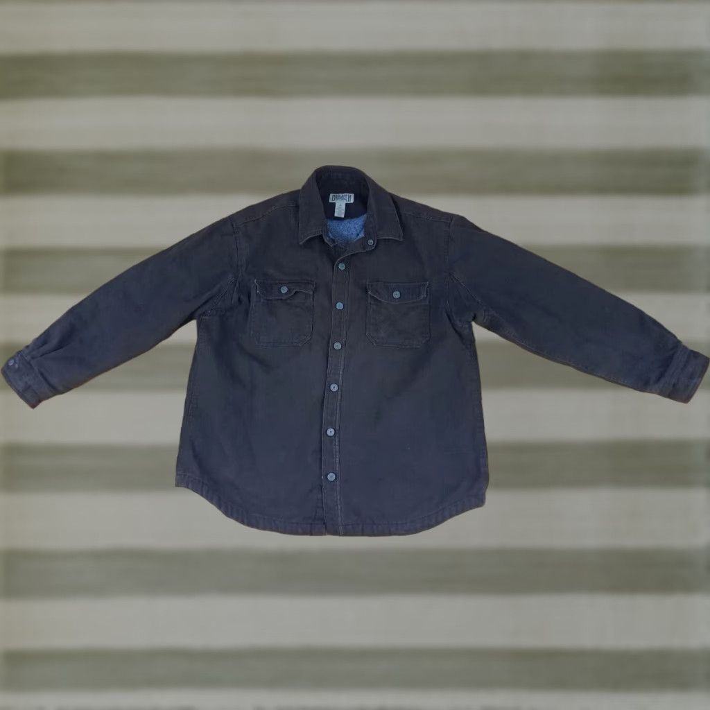 Vintage VINTAGE Duluth Heavy Canvas Insulated Metal Snap Button Outdoor Work Shirt XL Brown Mens Jacket Size US XL / EU 56 / 4 - 1 Thumbnail