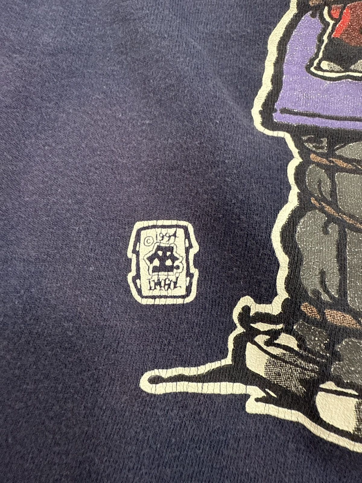 Santa Cruz Skateboards × Vintage Vintage skateboard t-shirt Size US L / EU 52-54 / 3 - 3 Thumbnail