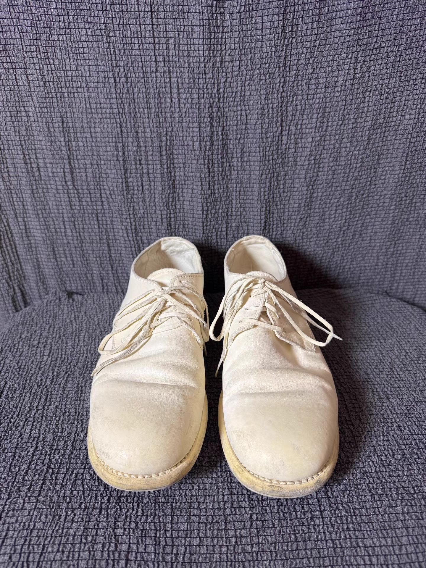 Guidi GUIDI 792 bone white low-top horsehide derby shoes Size US 9.5 / EU 42-43 - 2 Thumbnail