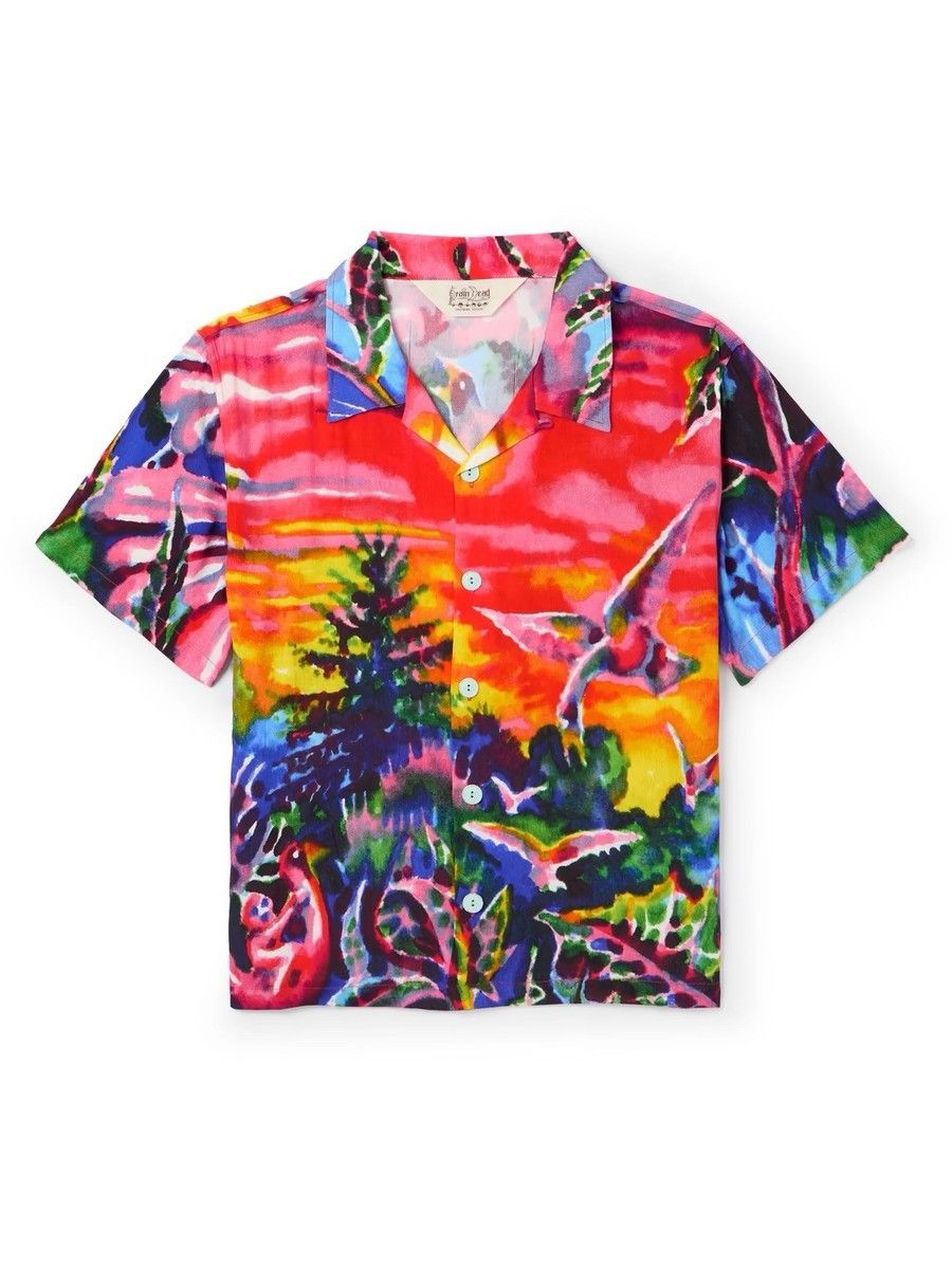 Brain Dead BRAIN DEAD Forgotten forest Button shirt NEW M Hawaiian S/S Size US M / EU 48-50 / 2 - 3 Thumbnail