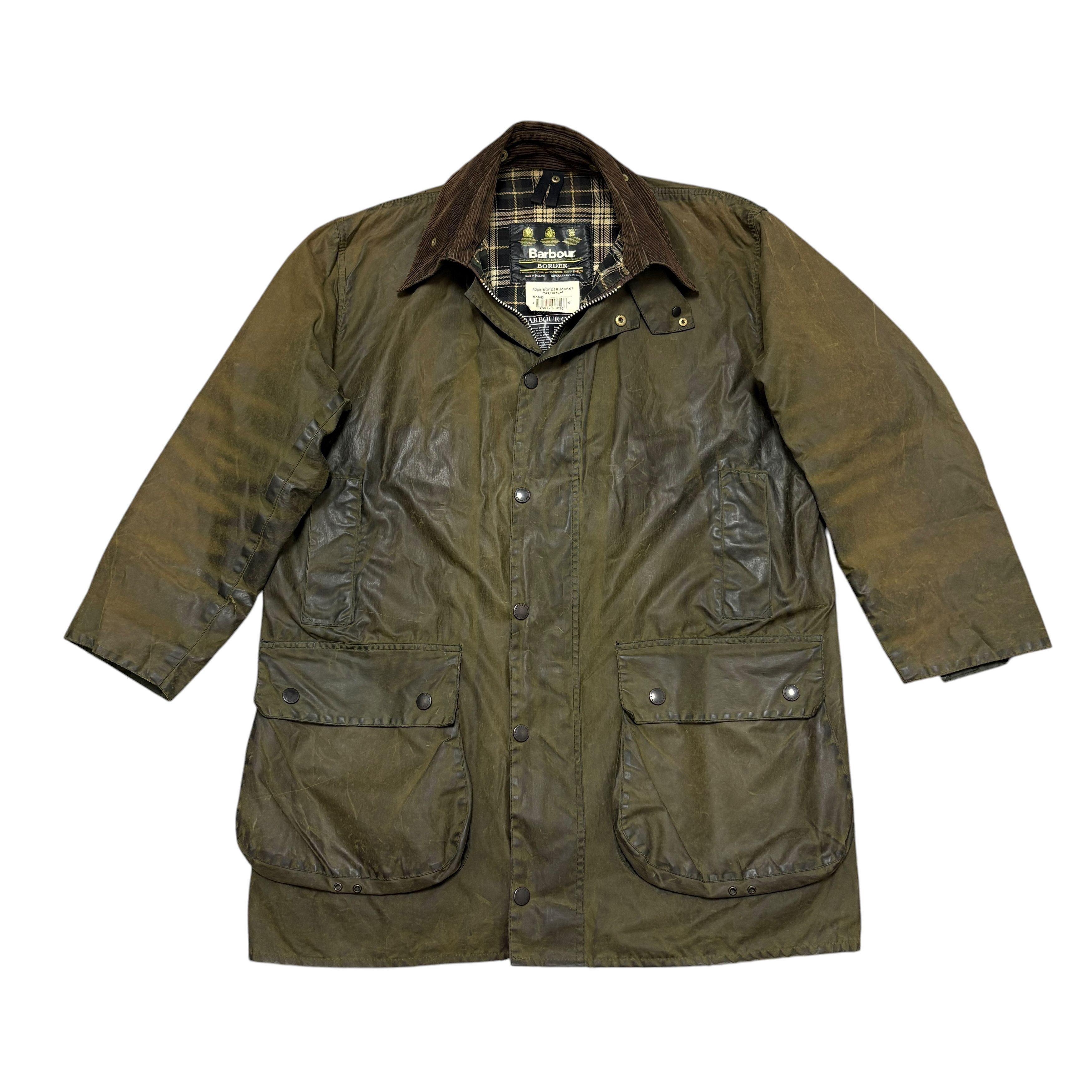 Barbour Vintage 90's Barbour Waxed Trench Coat Jacket A600 | Grailed