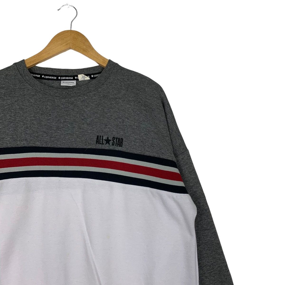 Converse CONVERSE All Star Small Logo Colorblock Sweatshirt #1035-C47 Size US XL / EU 56 / 4 - 5 Thumbnail