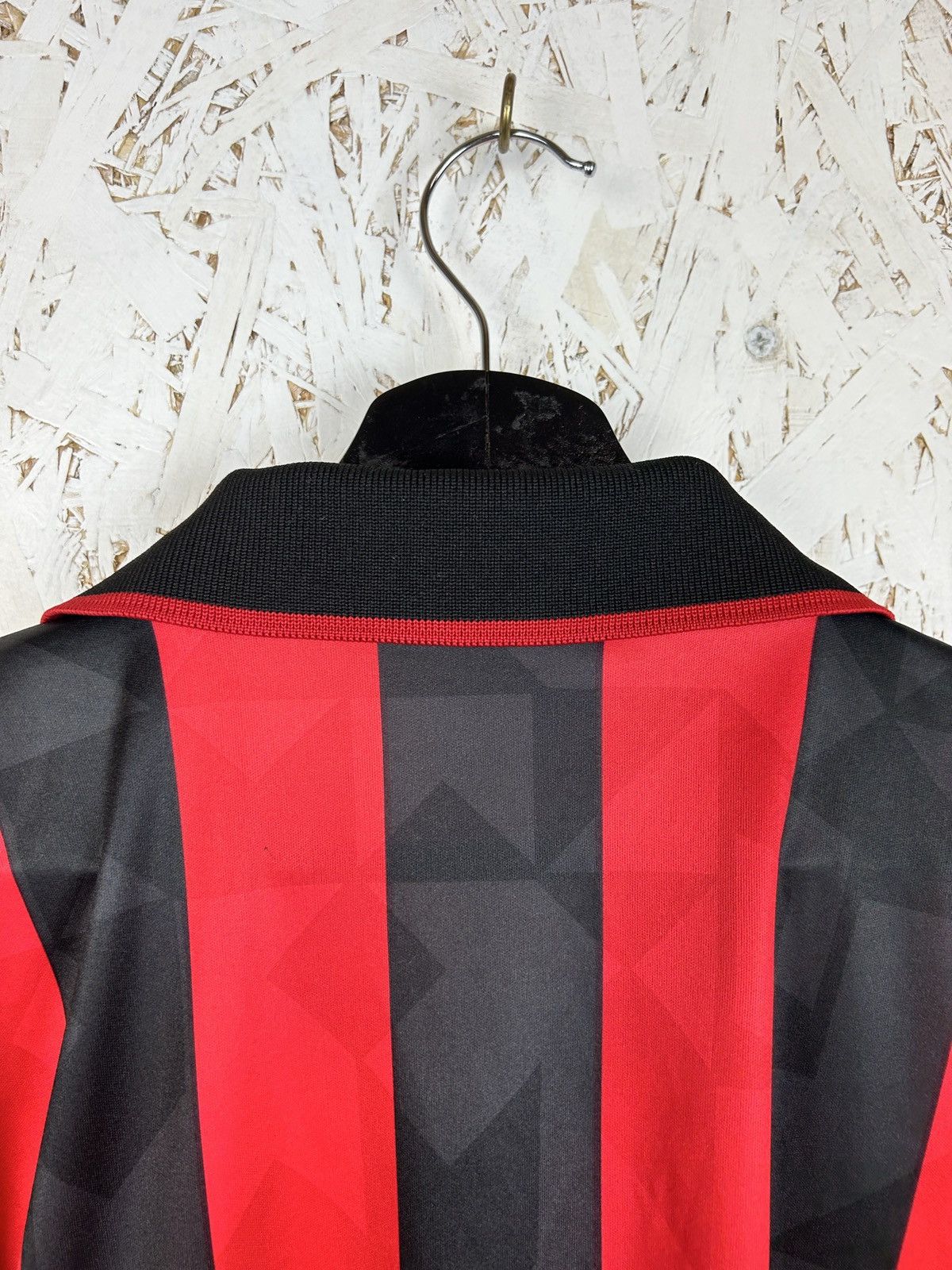 Lotto Sport 90s Vintage Lotto AC Milan 1993/94 Home Kit Soccer Jersey ~L Size US L / EU 52-54 / 3 - 6 Thumbnail