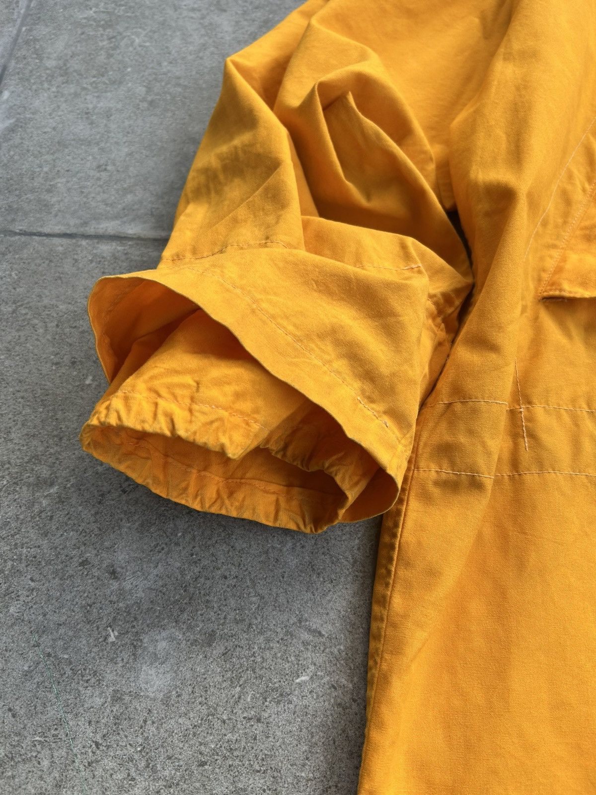 Vintage Vintage Hooded Mustard Smock Jacket Size US M / EU 48-50 / 2 - 4 Thumbnail