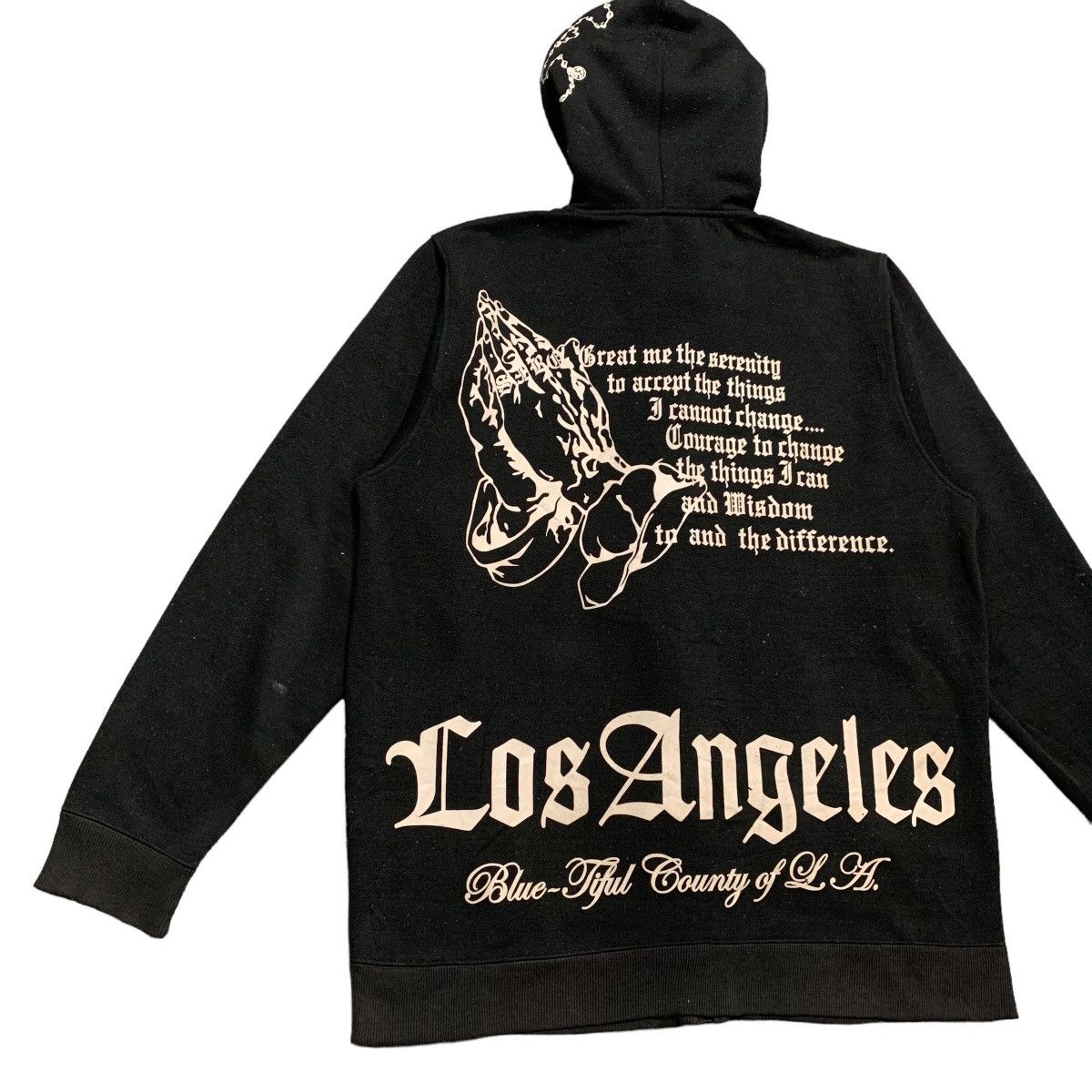 Los Angeles Apparel Vintage Los Angeles Poem Hoodie Size US L / EU 52-54 / 3 - 2 Thumbnail