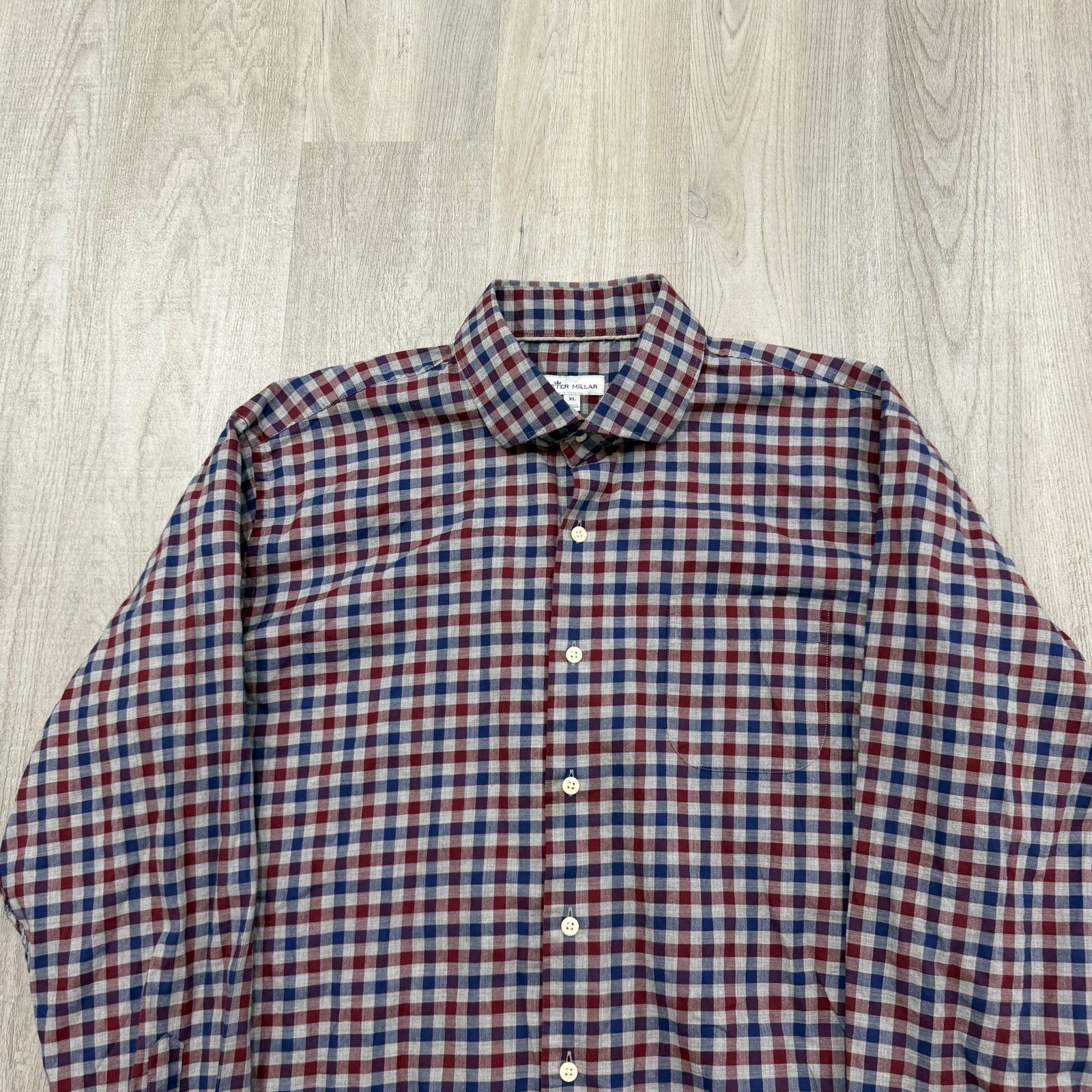 Peter Millar Peter Millar Crown Dunbritton Cotton Sport Shirt Men's XL Size US XL / EU 56 / 4 - 2 Thumbnail